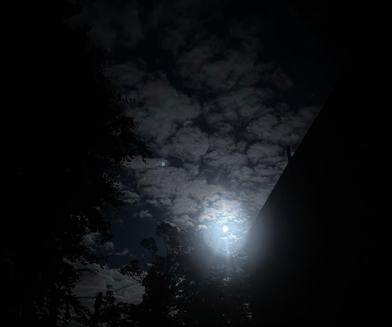 The Moon over Manchester, United Kingdom — full moon, Lunar Day 16