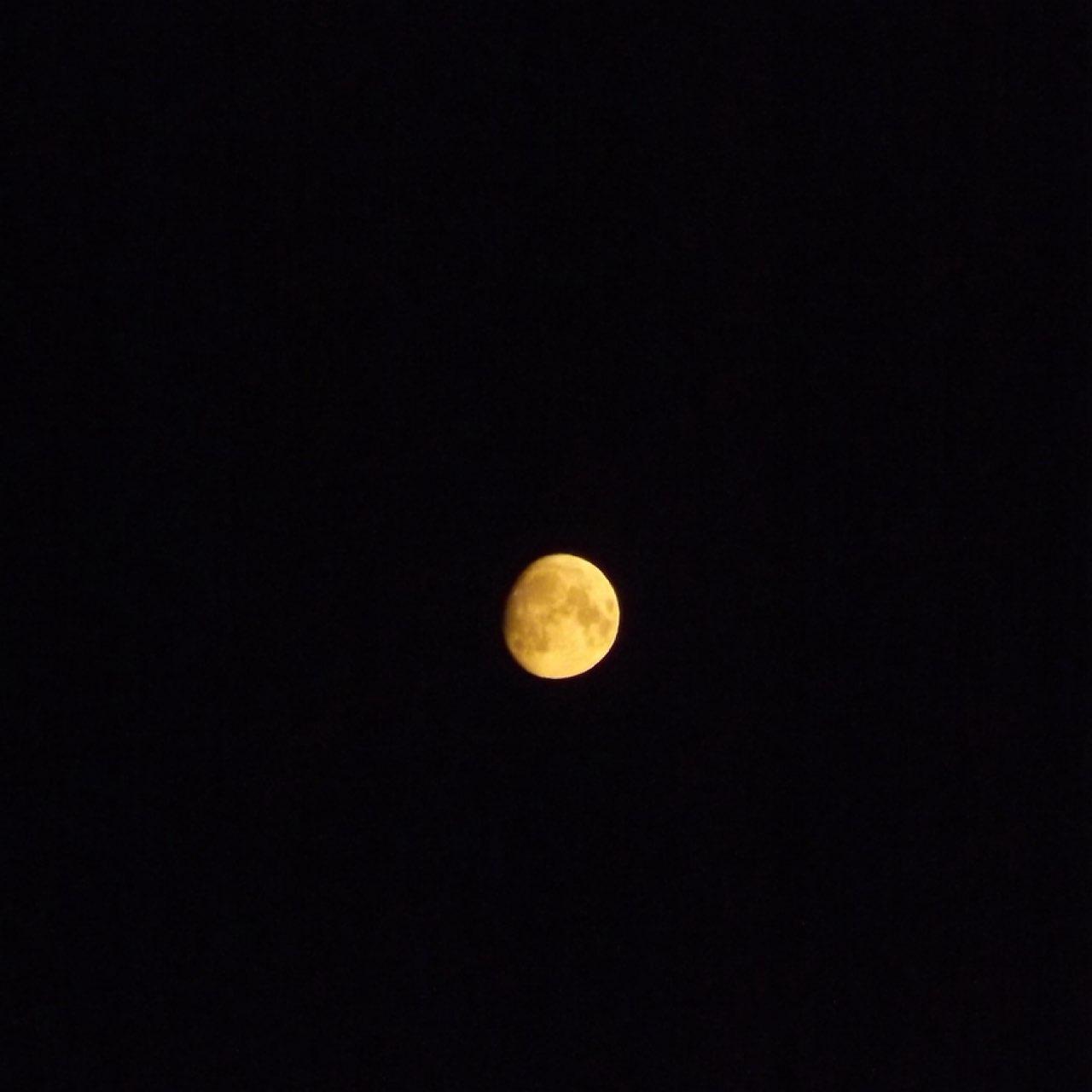 The Moon over South Shields, United Kingdom — waning gibbous, Lunar Day 19