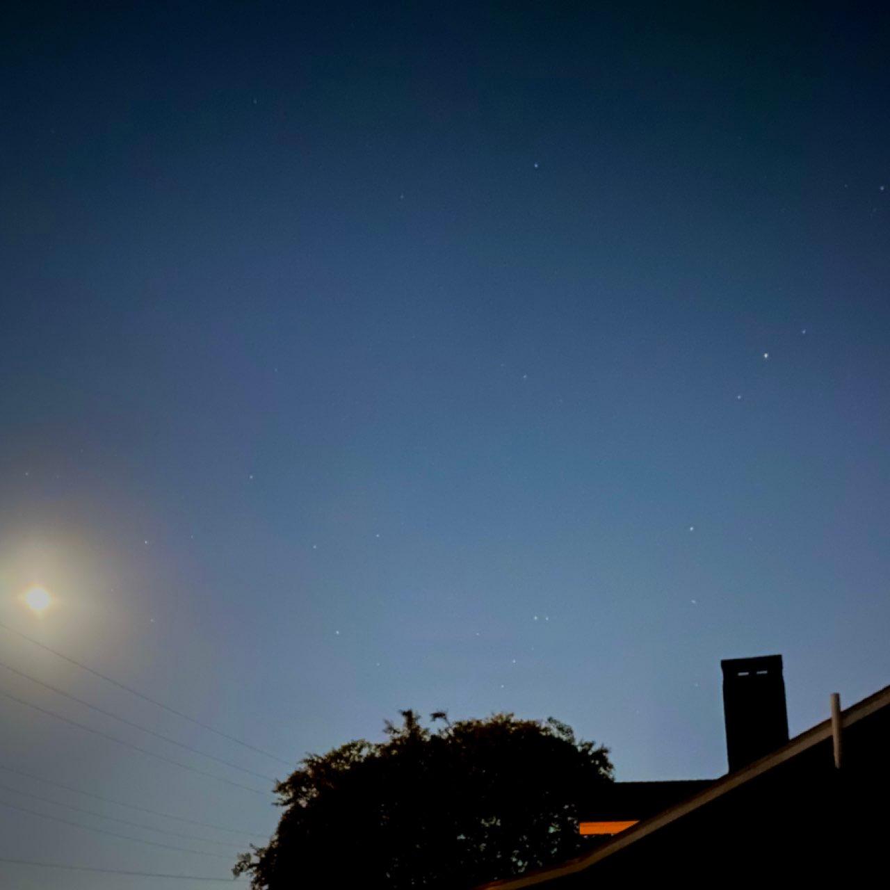 The Moon over Lake Charles, United States — full moon, Lunar Day 15