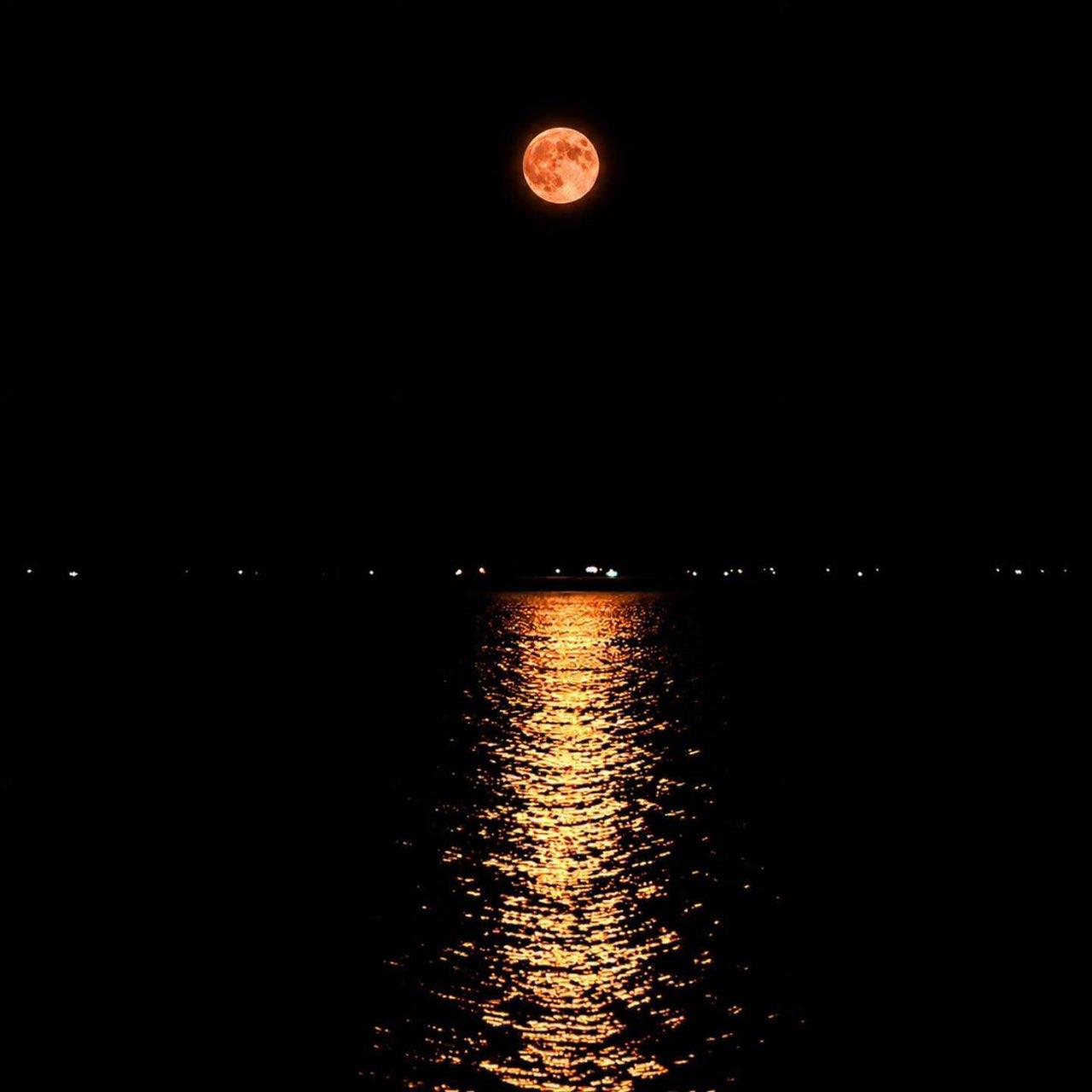 The Moon over Pensacola, United States — full moon, Lunar Day 16