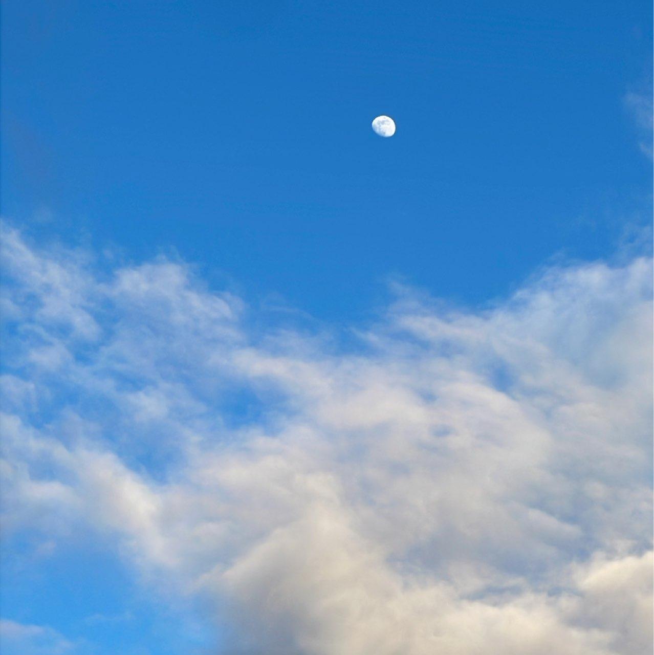 The Moon over Wien, Österreich — waxing gibbous, Lunar Day 12