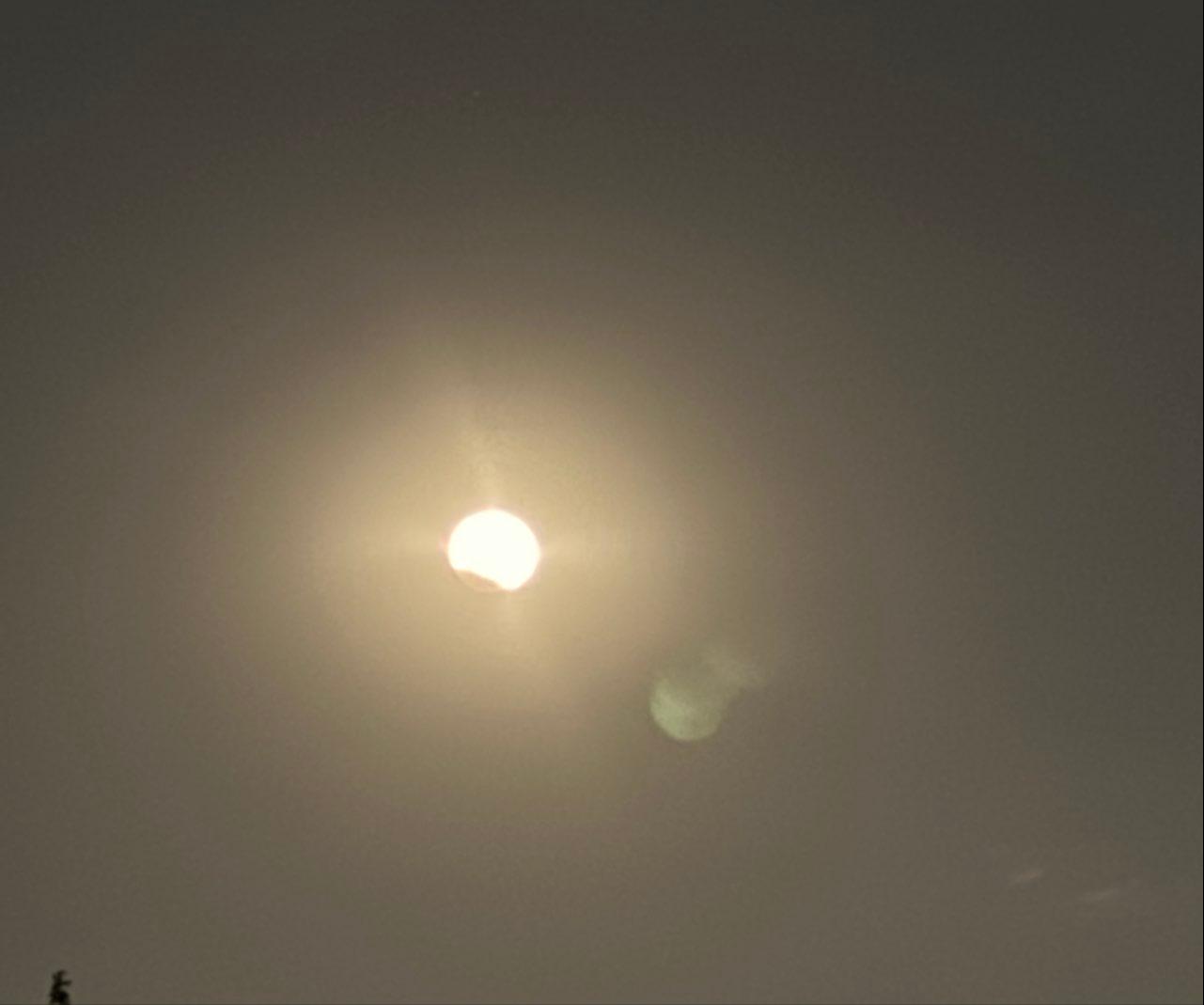 The Moon over Randburg, South Africa — full moon, Lunar Day 16