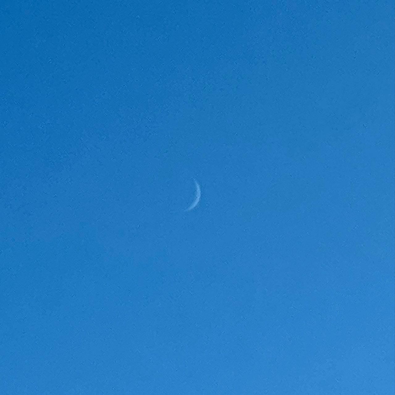 The Moon over Schwäbisch Hall, Deutschland — waxing crescent, Lunar Day 5