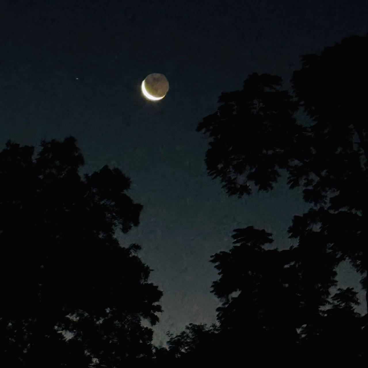 The Moon over Pittsford, United States — waning crescent, Lunar Day 28