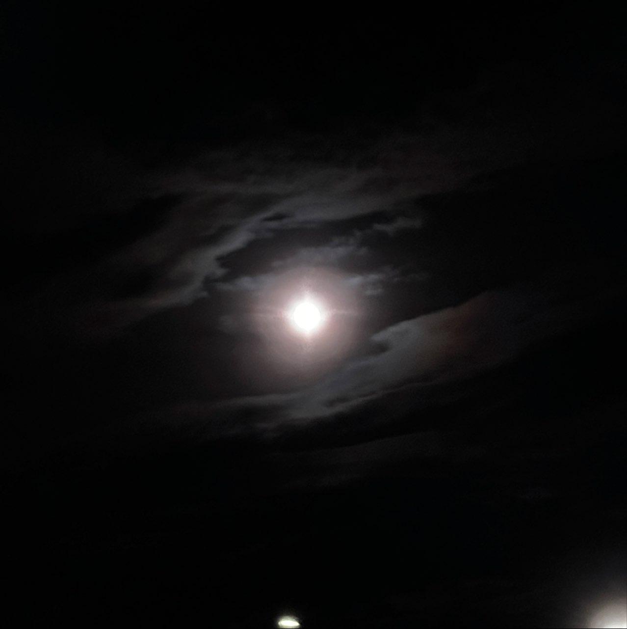 The Moon over Woodbury, United States — full moon, Lunar Day 15