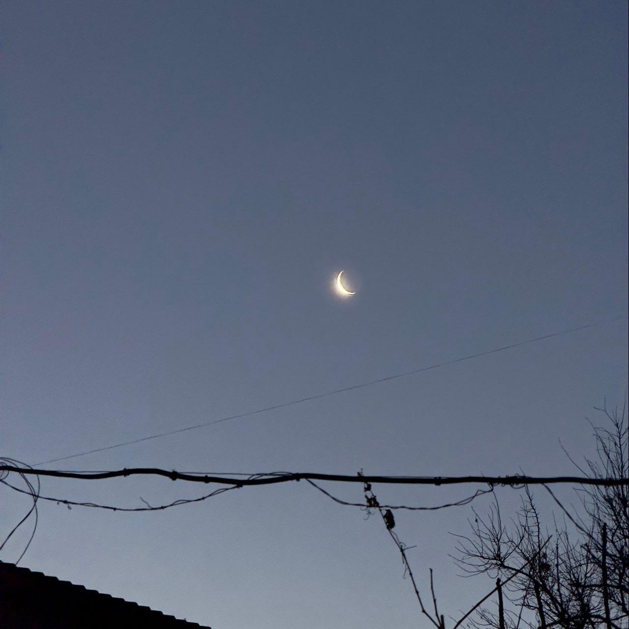 The Moon over Одесса, Украина — waning crescent, Lunar Day 26