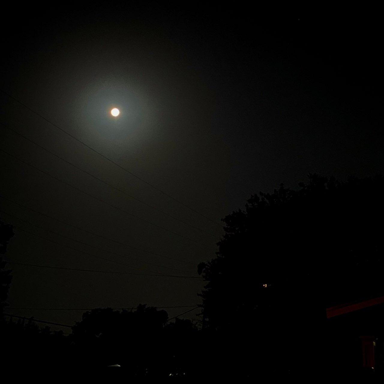 The Moon over Lake Charles, United States — full moon, Lunar Day 15