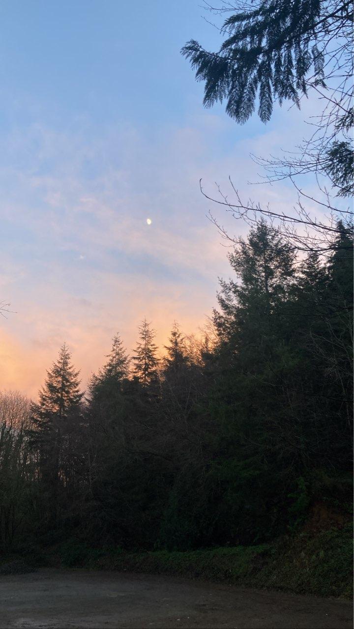 The Moon over Enniscorthy, Ireland — waxing gibbous, Lunar Day 10