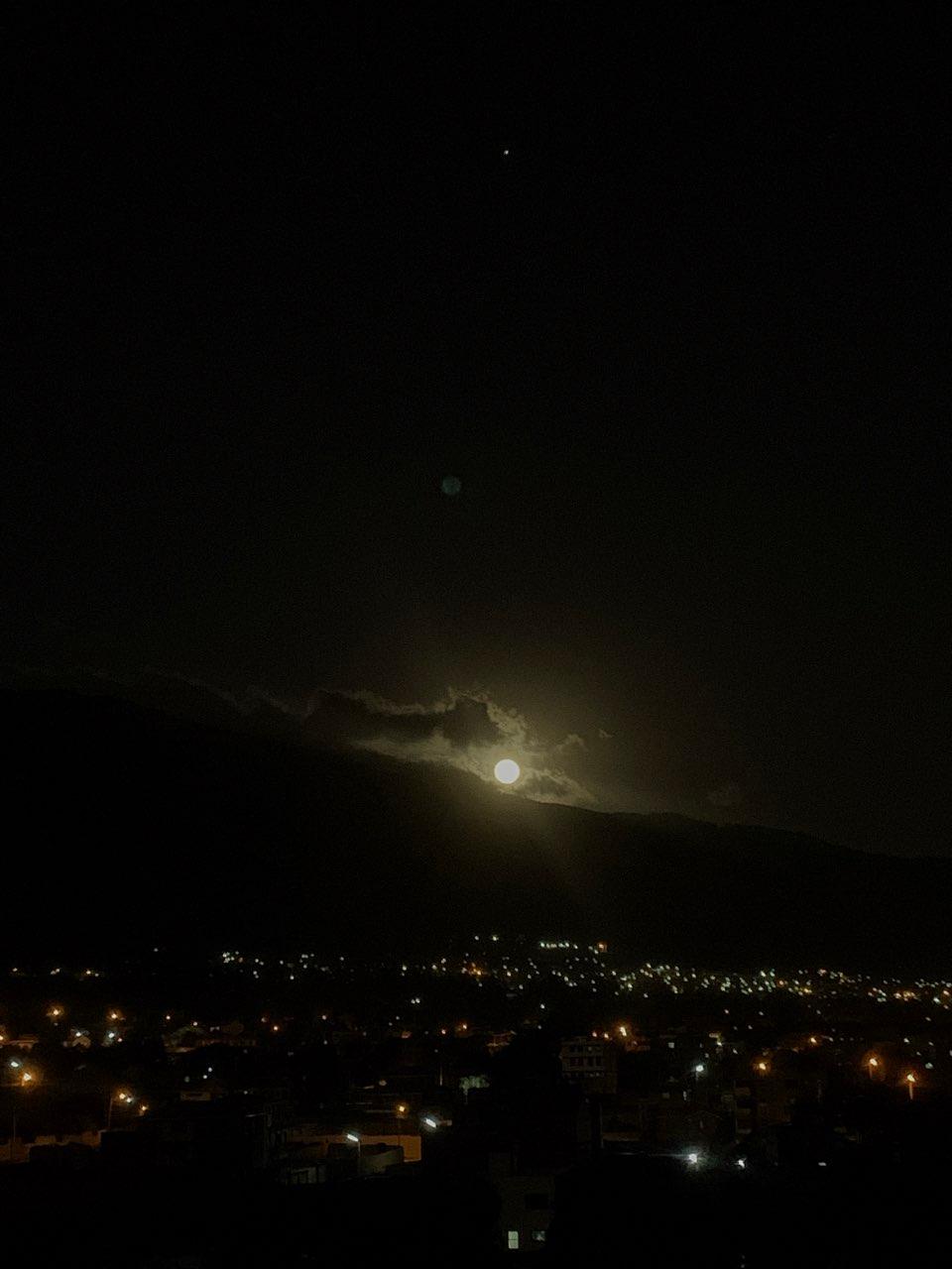 The Moon over Bolivia — full moon, Lunar Day 15