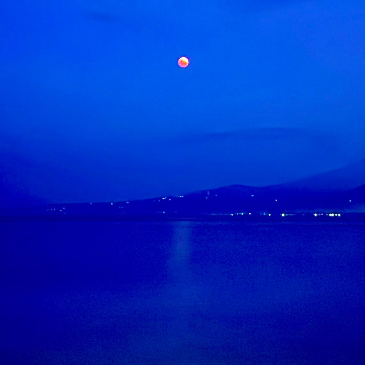 The Moon over Kabupaten Lombok Utara, Indonesia — full moon, Lunar Day 15