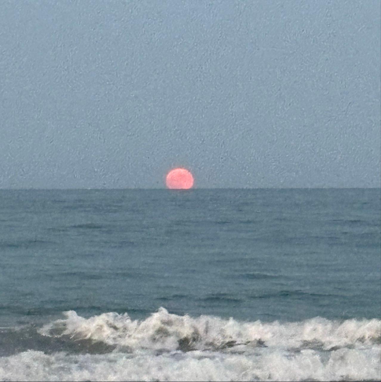 The Moon over Longport, United States — full moon, Lunar Day 16
