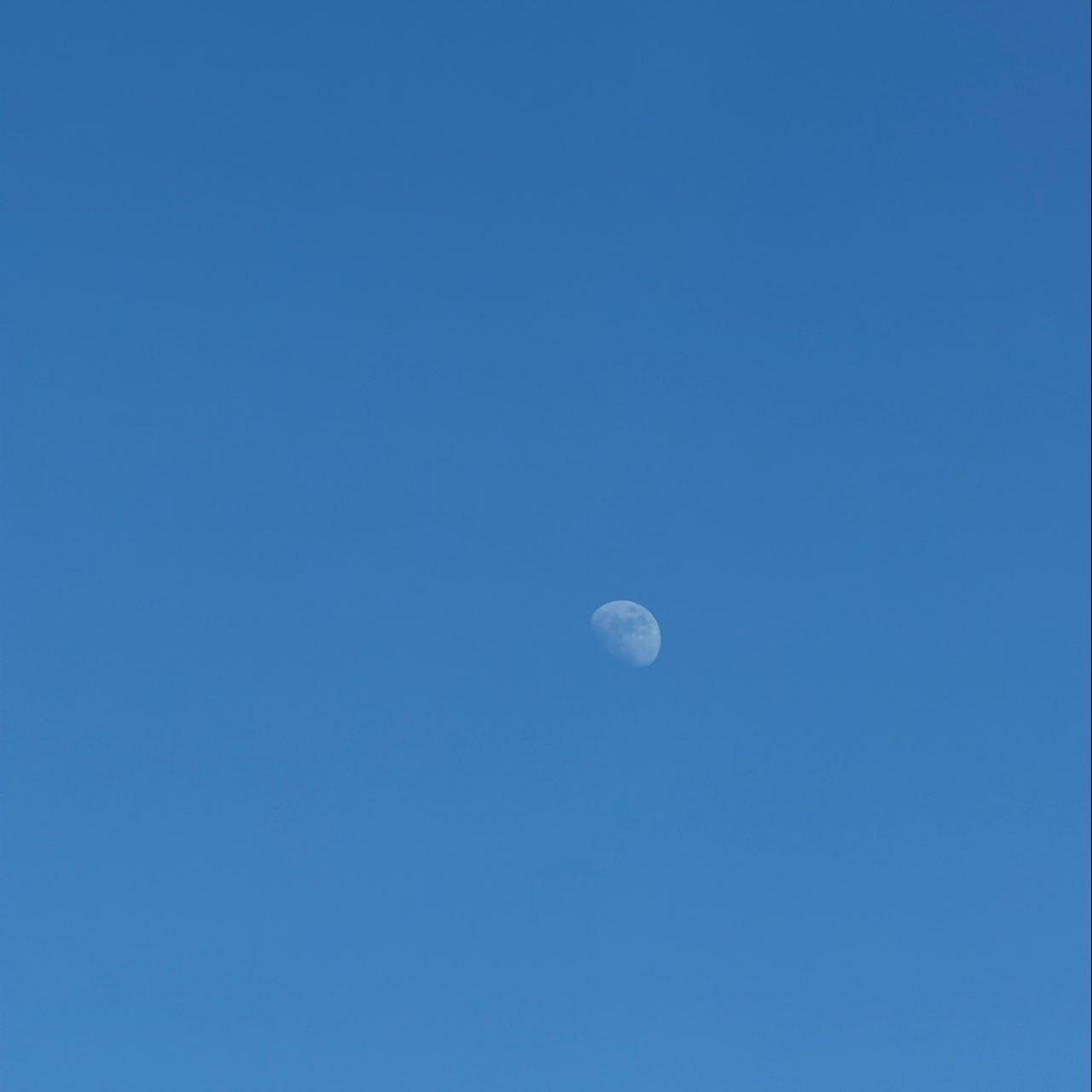 The Moon over Sevierville, United States — waxing gibbous, Lunar Day 11