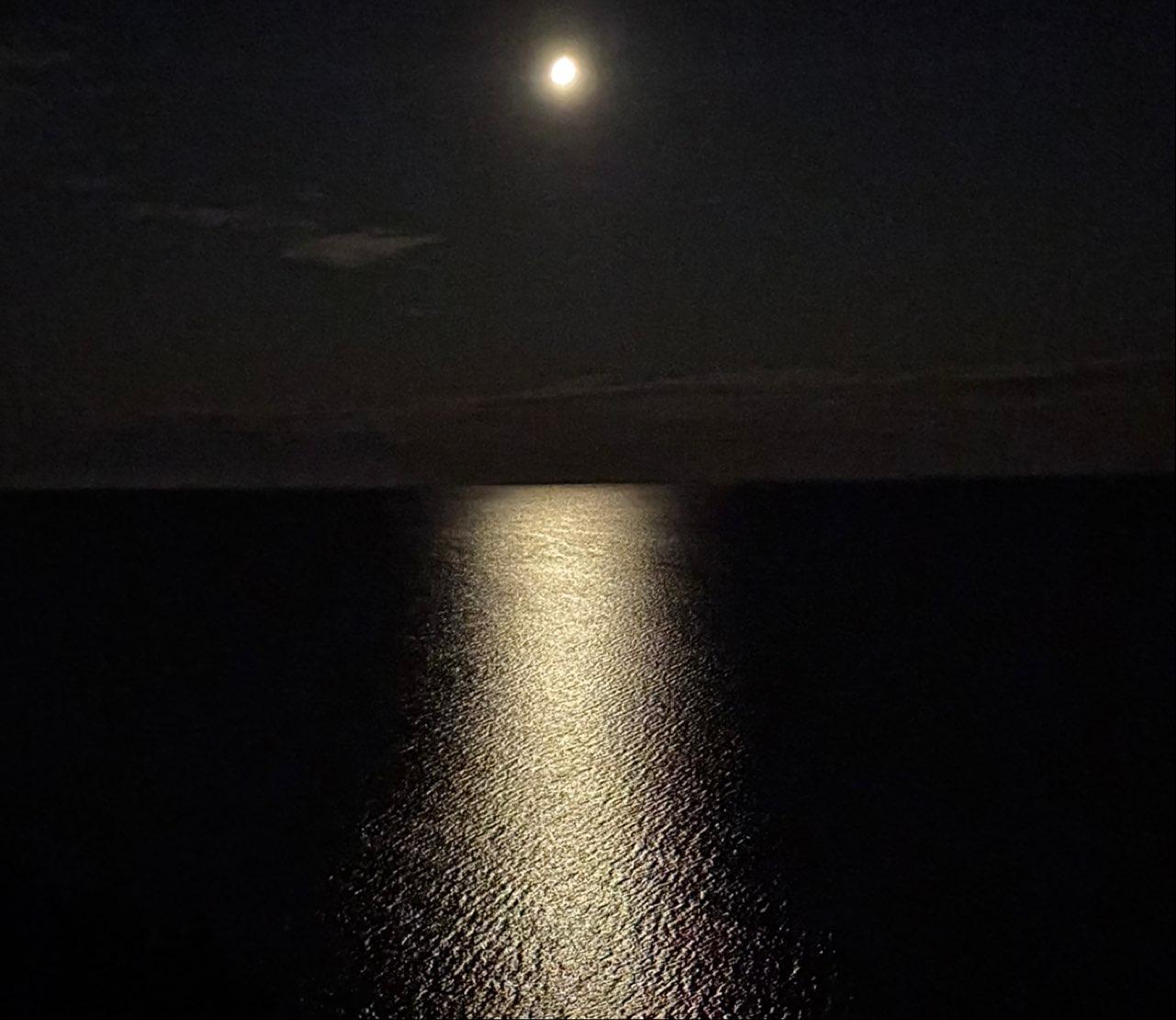 The Moon over Truro, United States — waxing gibbous, Lunar Day 12