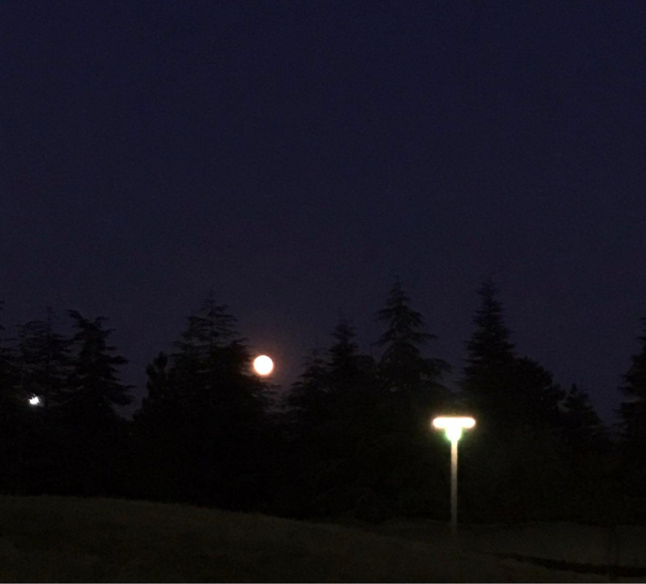 The Moon over Afyonkarahisar Merkez, Türkiye — full moon, Lunar Day 14