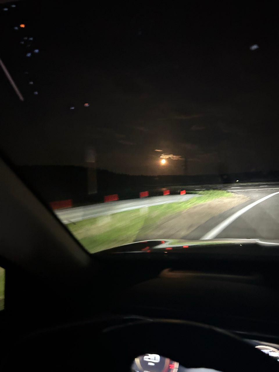 The Moon over Borovlyanskiy, Belarus — full moon, Lunar Day 16