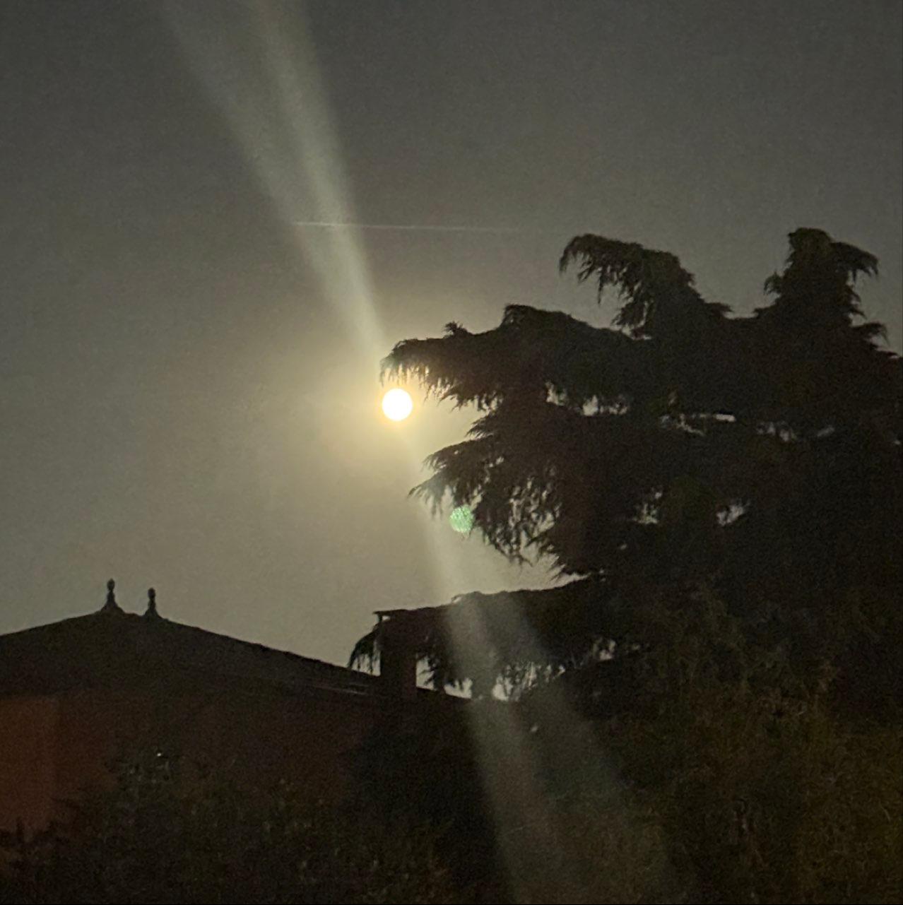 The Moon over Saint-Cyr-au-Mont-d'Or, France — full moon, Lunar Day 15