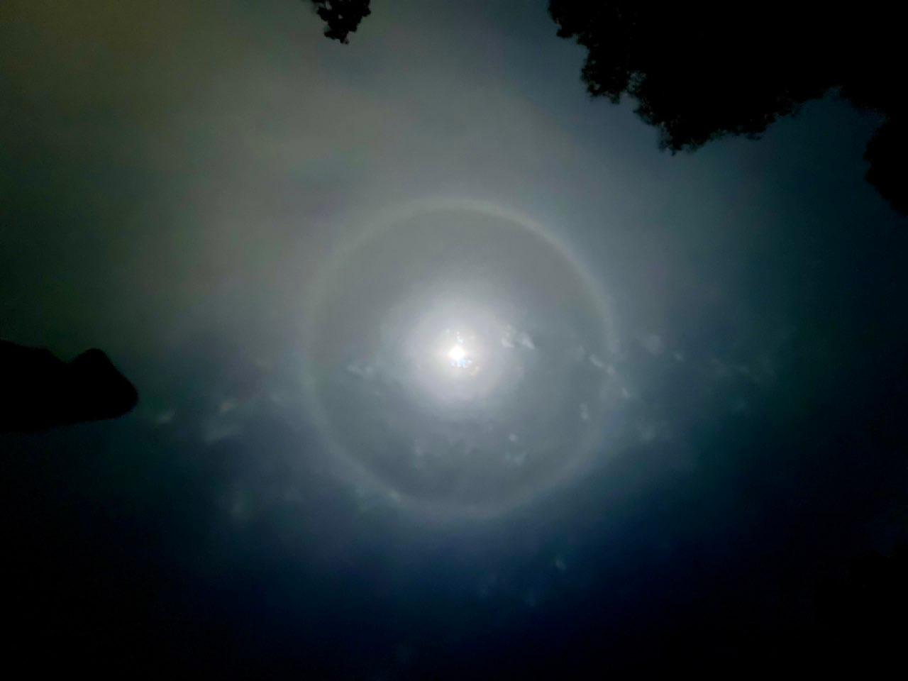 The Moon over Dallas, United States — full moon, Lunar Day 16