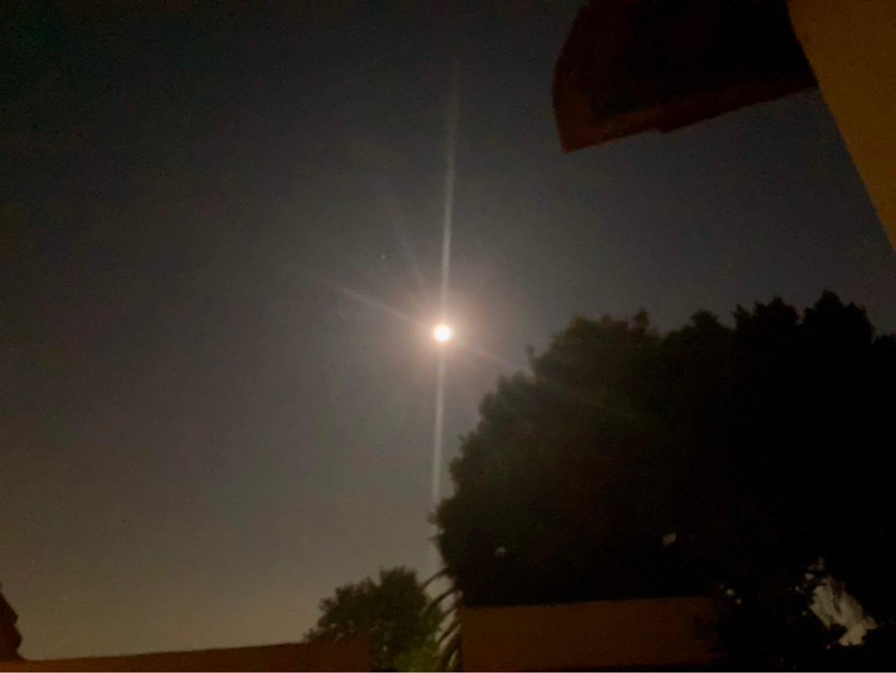 The Moon over Johannesburg South, South Africa — full moon, Lunar Day 16