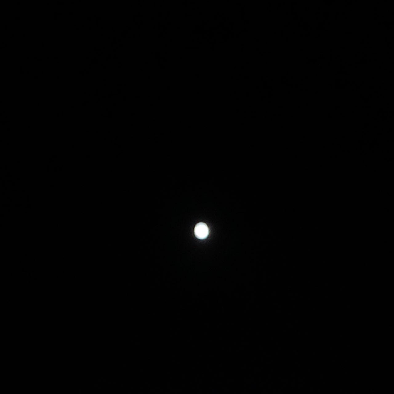 The Moon over Dublin 3, Ireland — full moon, Lunar Day 16