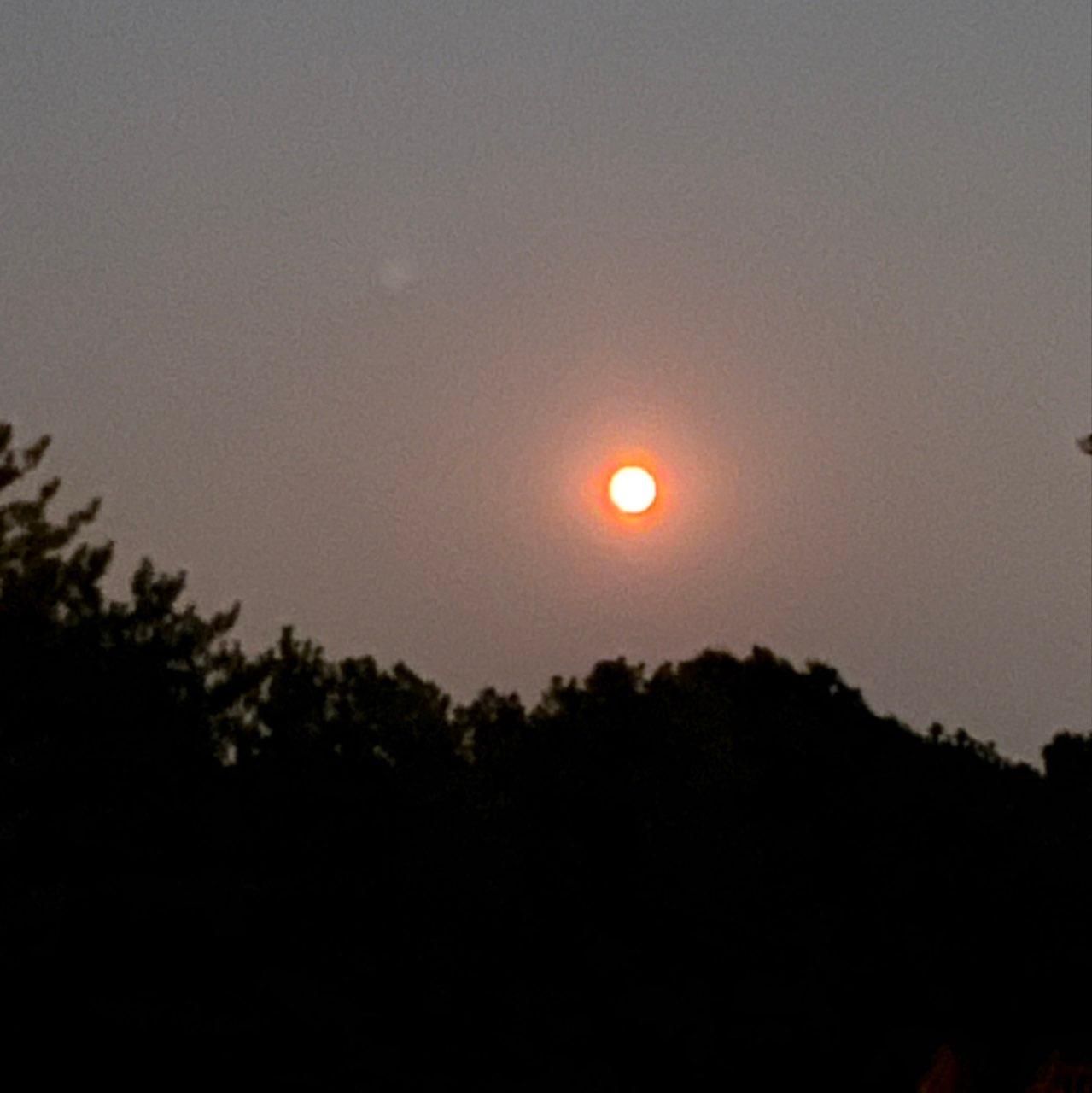The Moon over Nashville, United States — full moon, Lunar Day 17