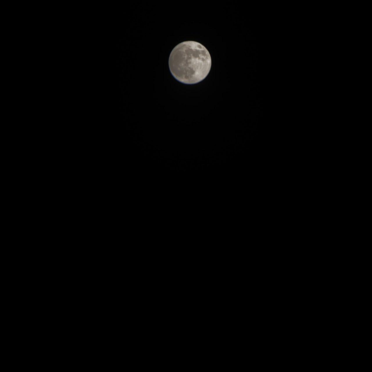 The Moon over Reynosa, México — full moon, Lunar Day 16