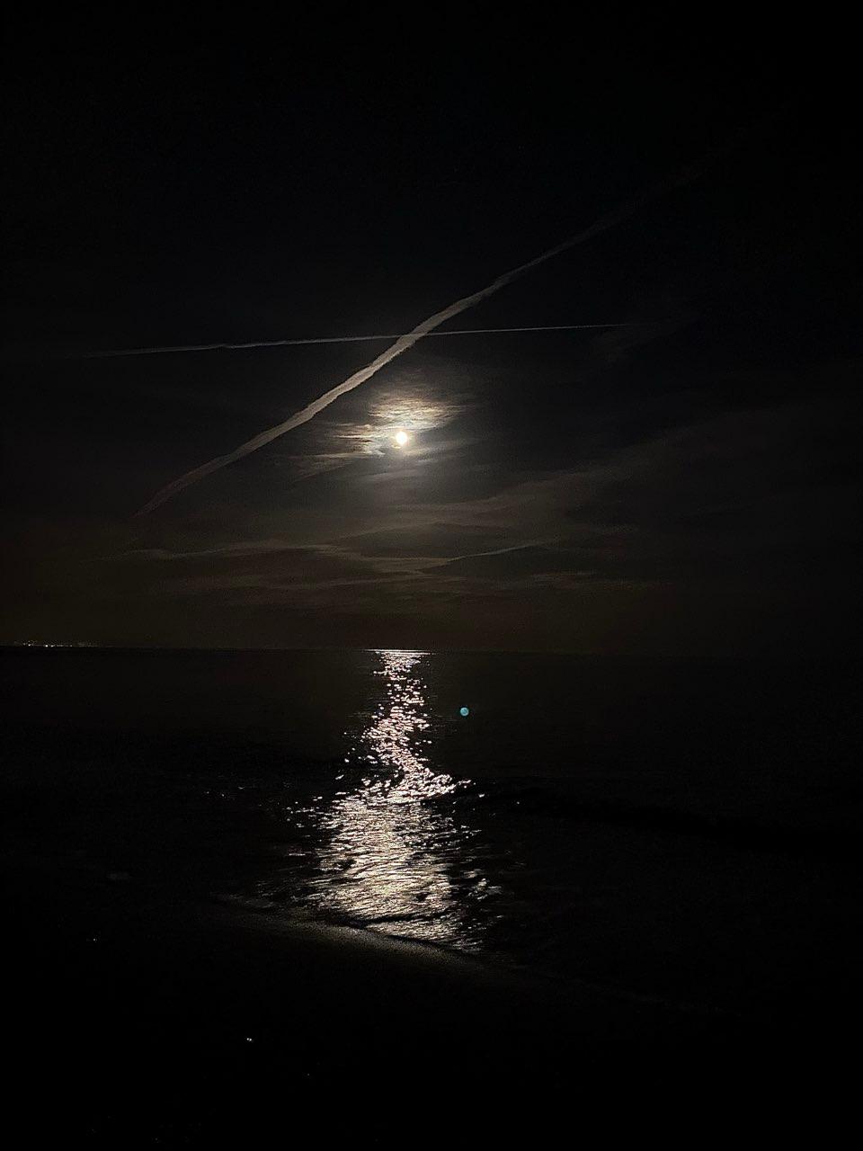 The Moon over Manilva, Spain — full moon, Lunar Day 15