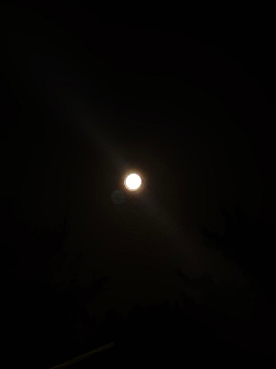 The Moon over Saint-Jean-de-Liversay, France — full moon, Lunar Day 15