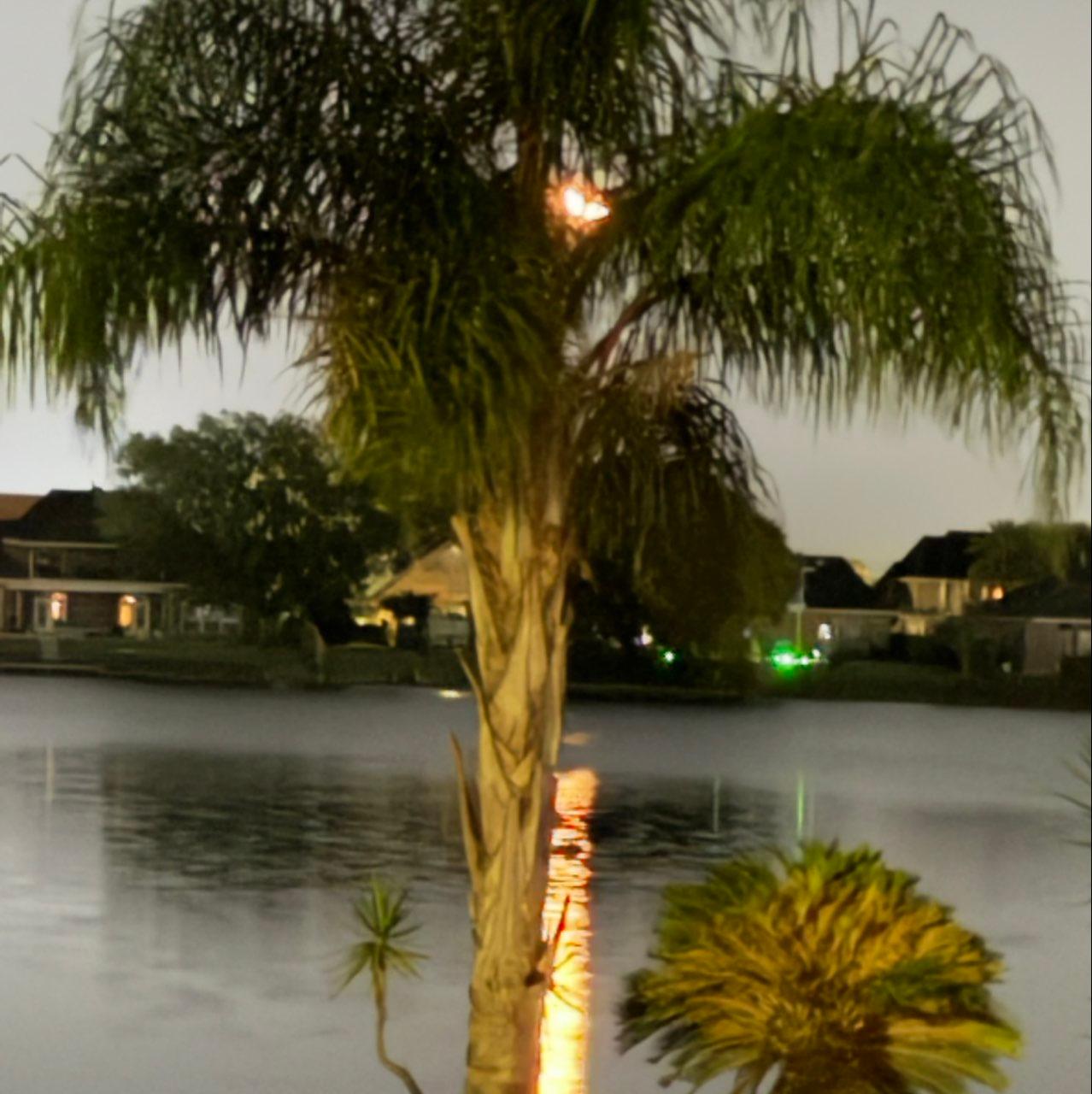 The Moon over New Orleans, United States — waning crescent, Lunar Day 26