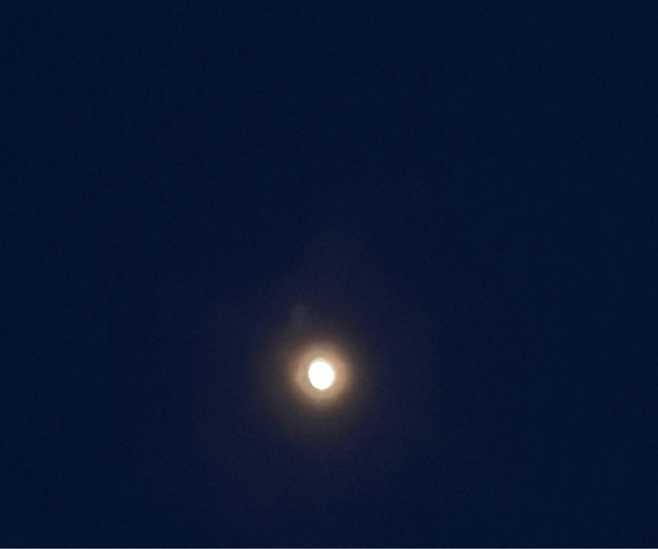The Moon over Zwiesel, Deutschland — waxing gibbous, Lunar Day 13