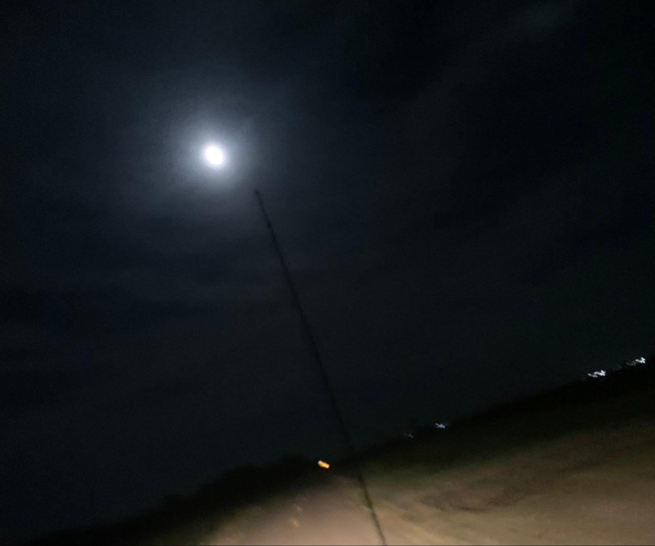The Moon over Mamou, United States — full moon, Lunar Day 18