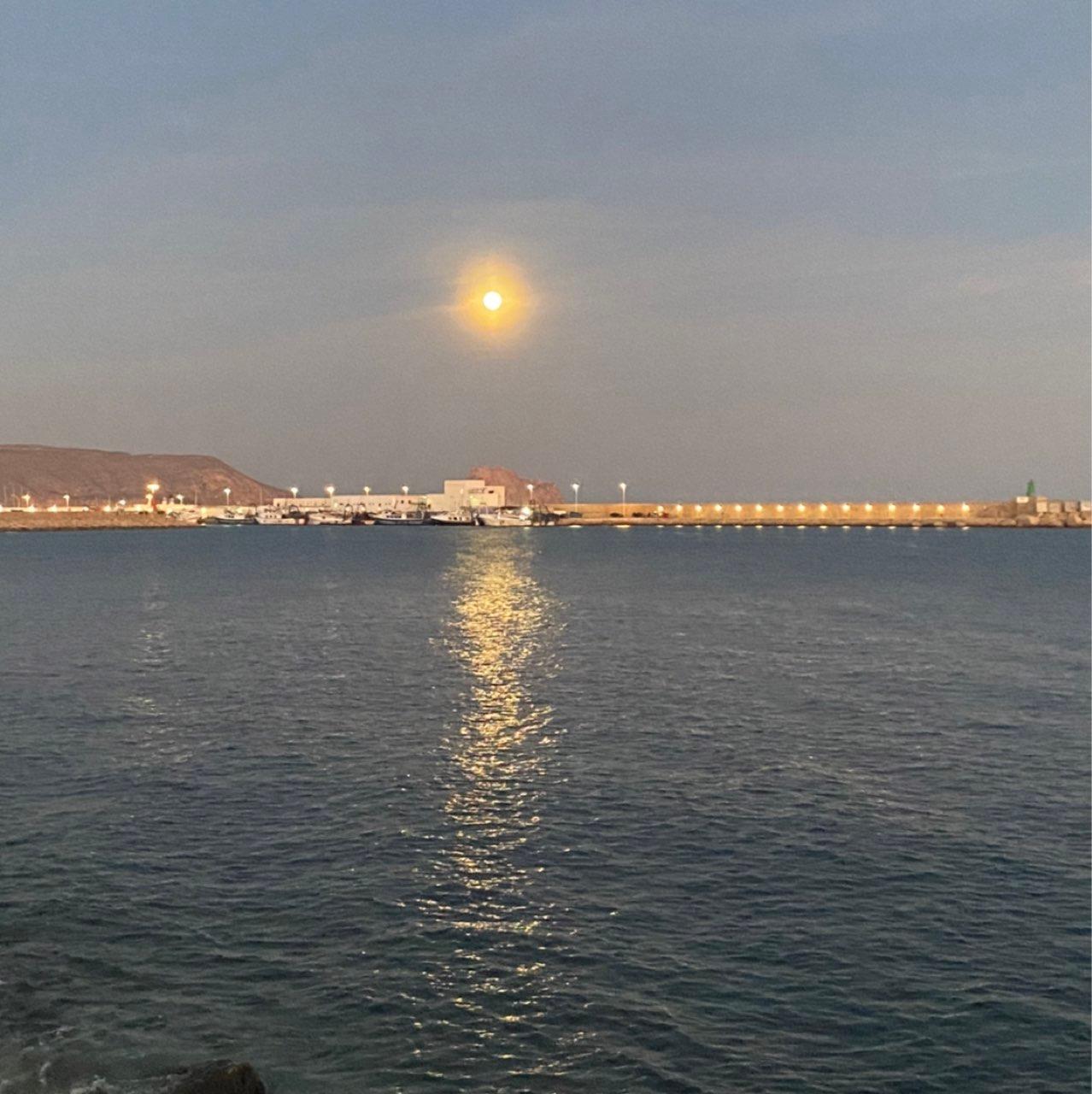 The Moon over Альтеа, Испания — full moon, Lunar Day 15