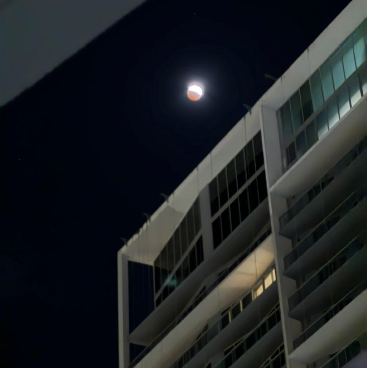 The Moon over Miami, United States — full moon, Lunar Day 16