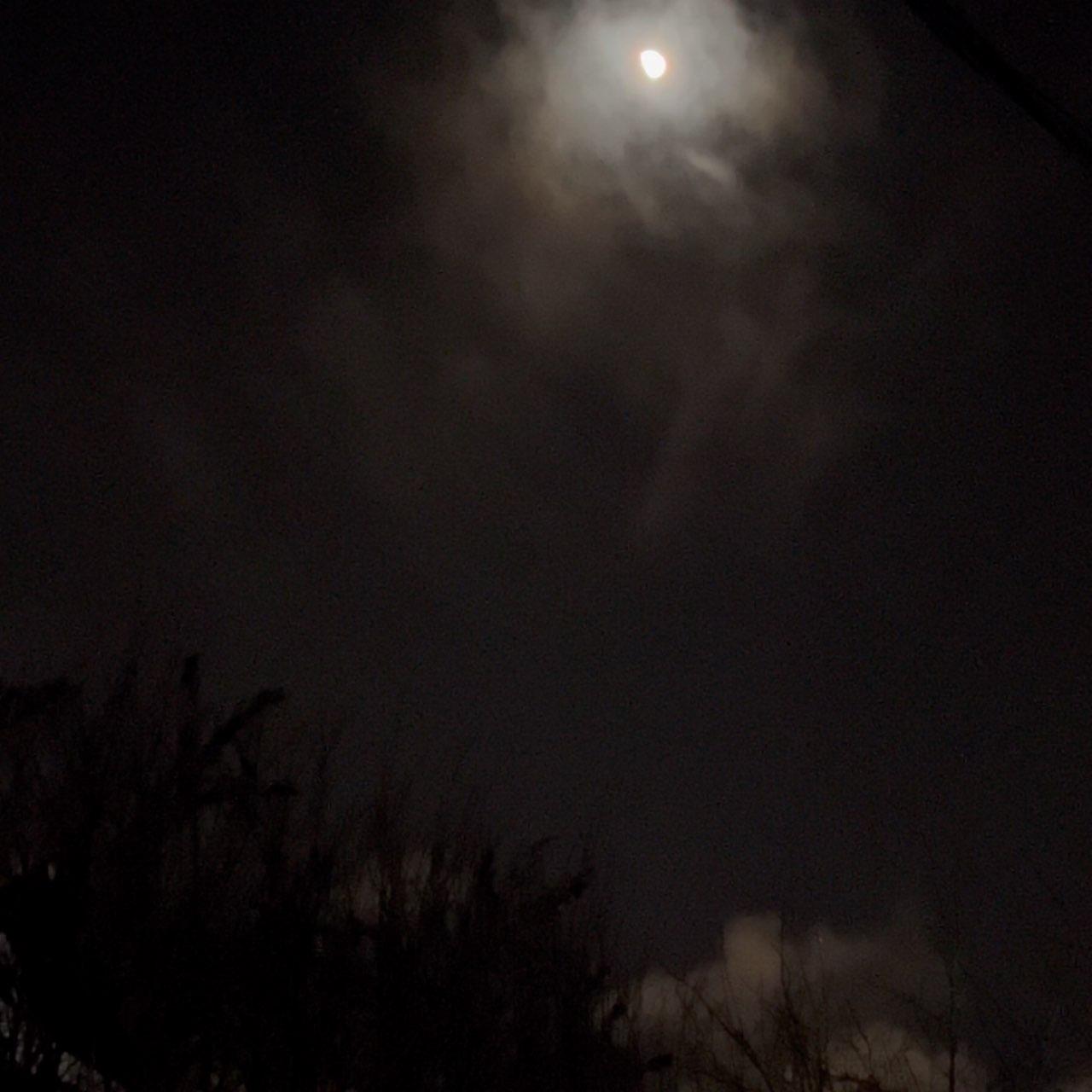 The Moon over Moscow, Russia — waxing gibbous, Lunar Day 10
