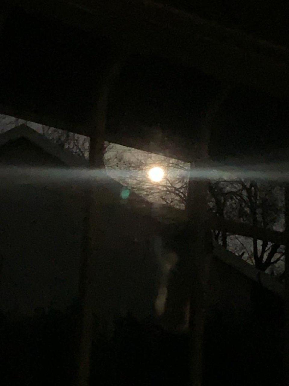 The Moon over Randburg, South Africa — full moon, Lunar Day 15