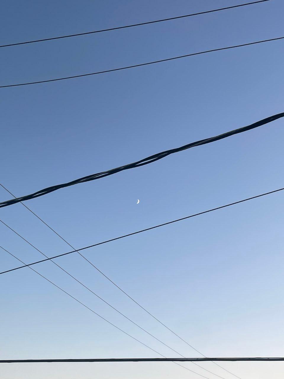 The Moon over Mexicali, México — first quarter, Lunar Day 7