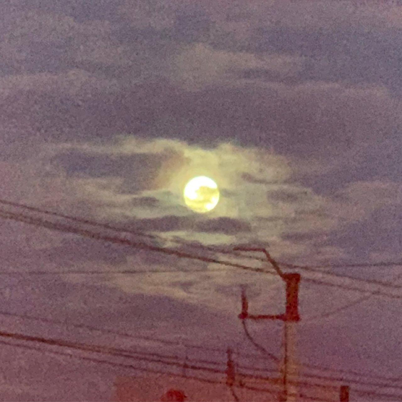 The Moon over Zapopan, México — full moon, Lunar Day 16