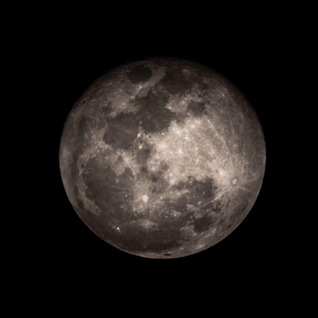 The Moon over Mueang Krabi District, Thailand — full moon, Lunar Day 15