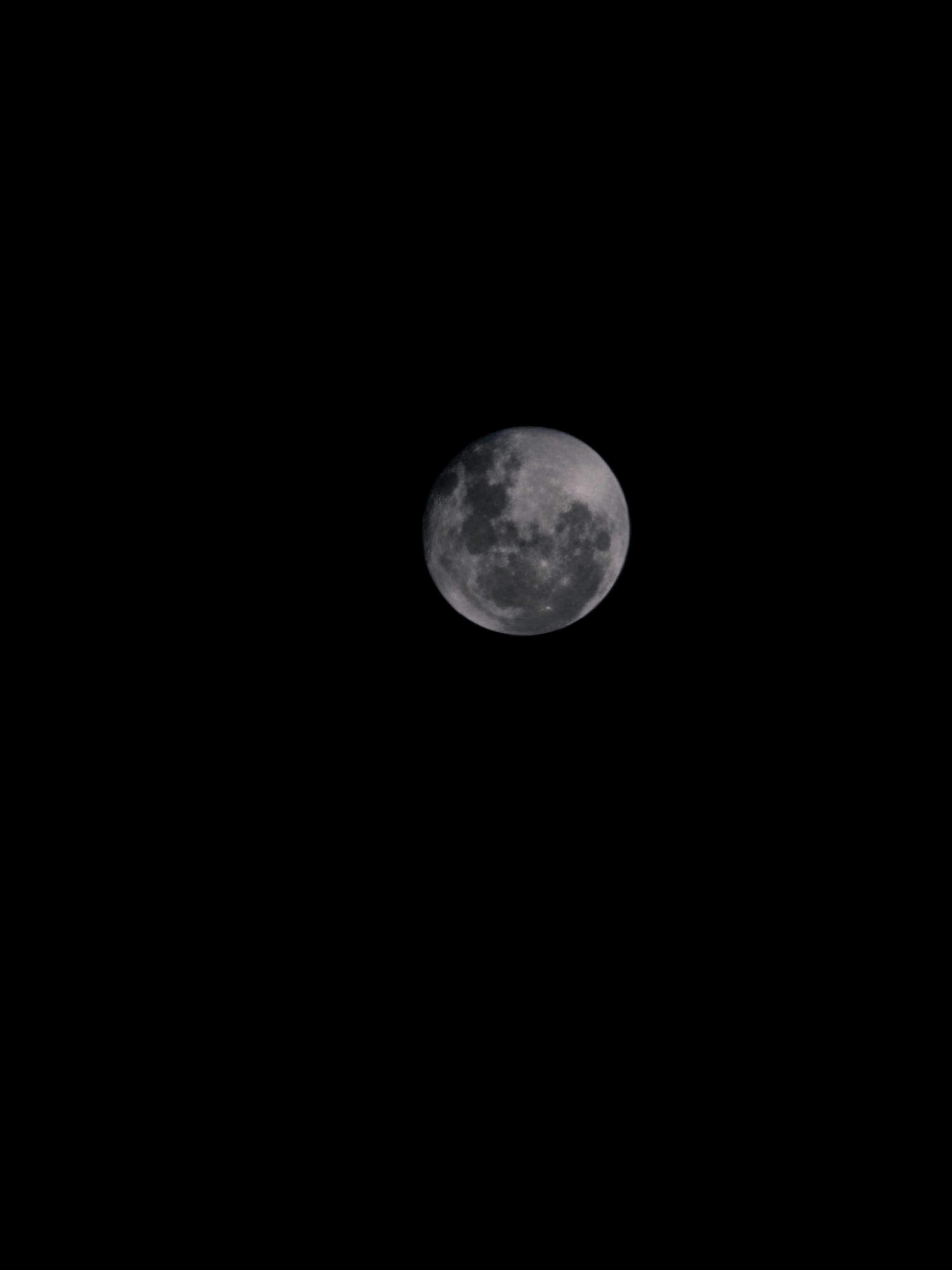 The Moon over Santiago, Chile — full moon, Lunar Day 16
