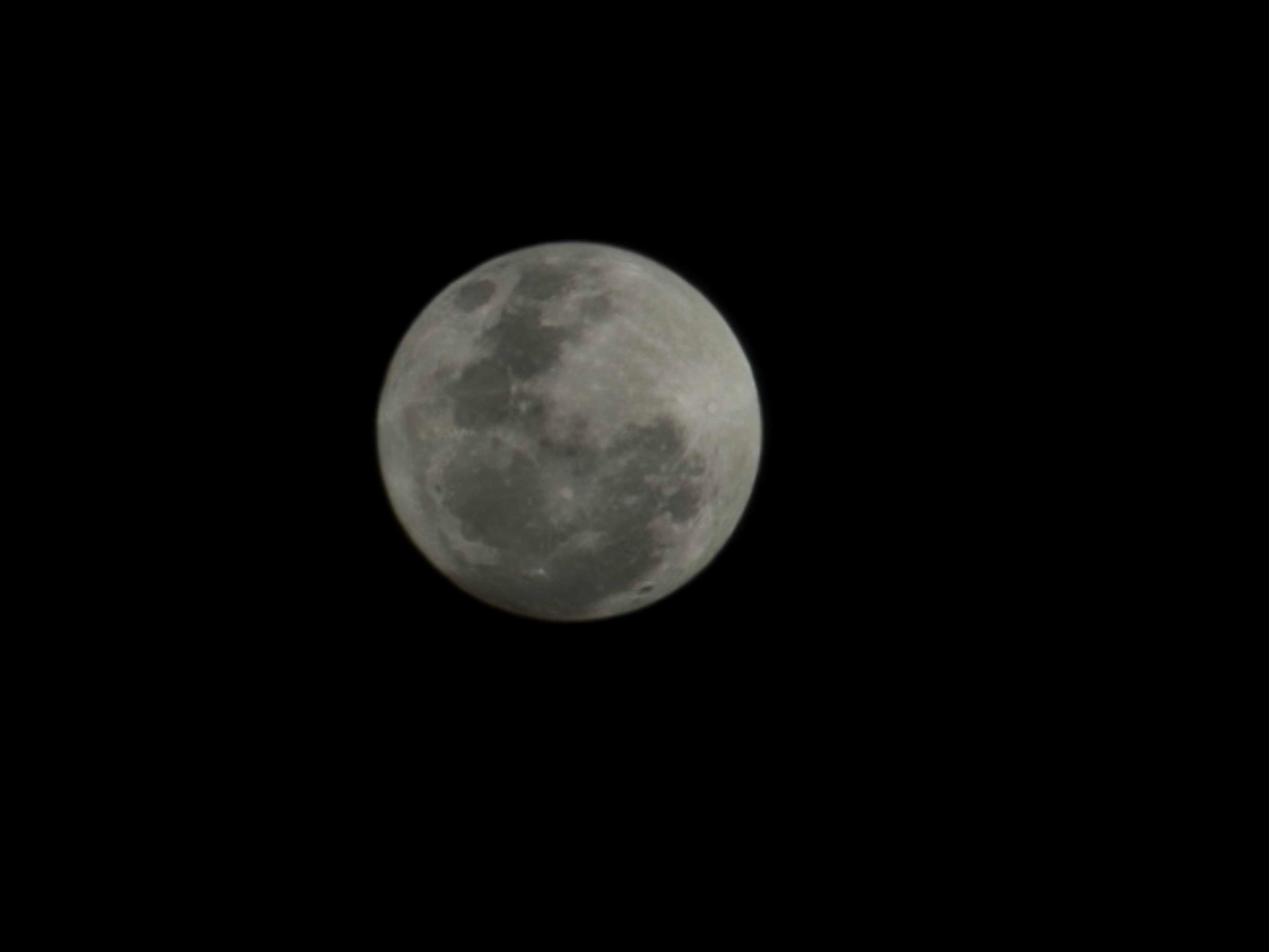 The Moon over Curiti, Colombia — waning crescent, Lunar Day 25