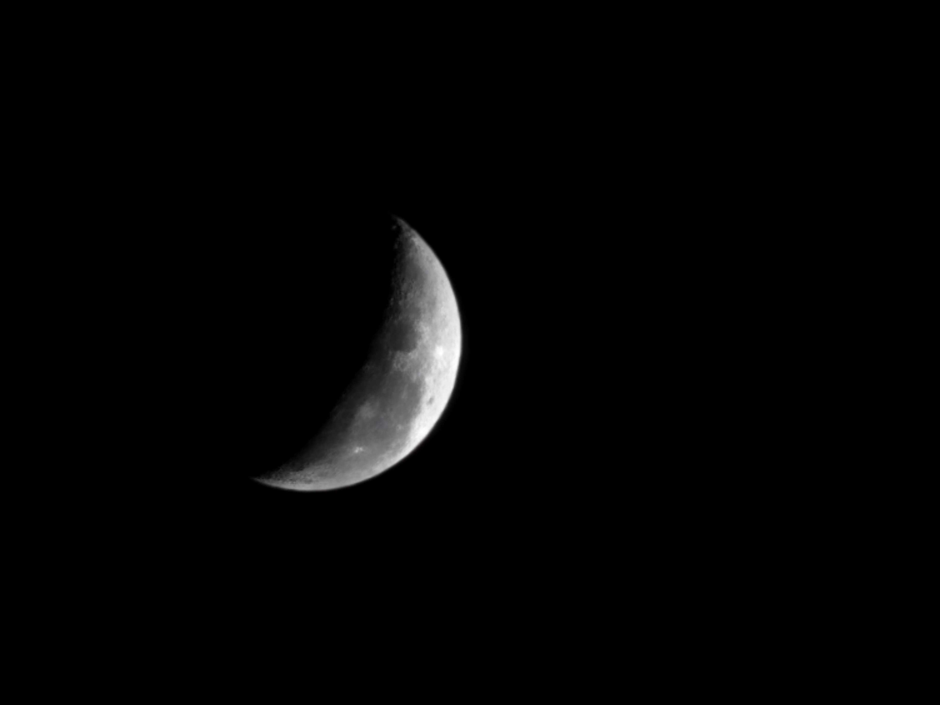 The Moon over Tucson, United States — last quarter, Lunar Day 25