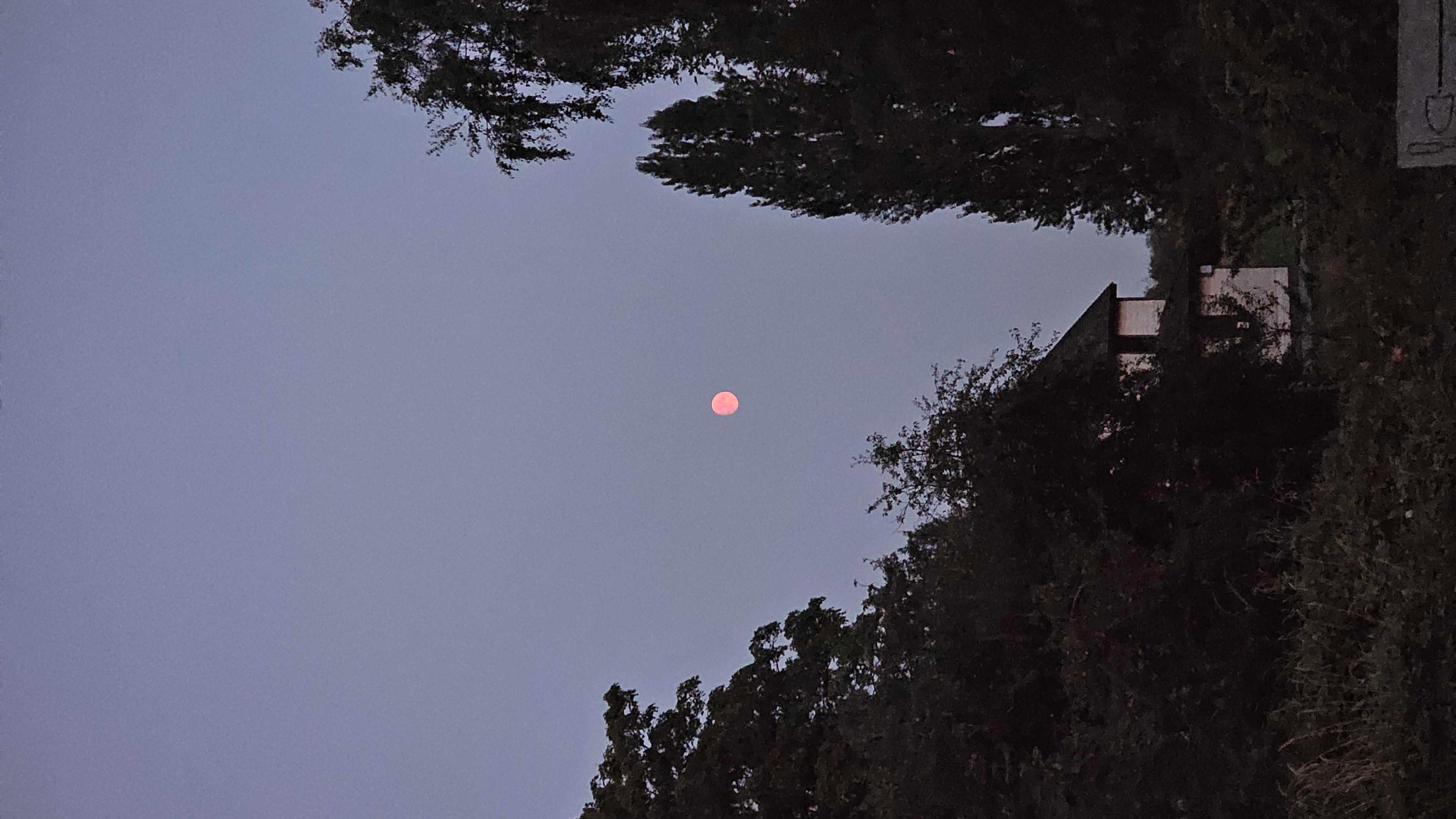 The Moon over Richmond, Canada — full moon, Lunar Day 15