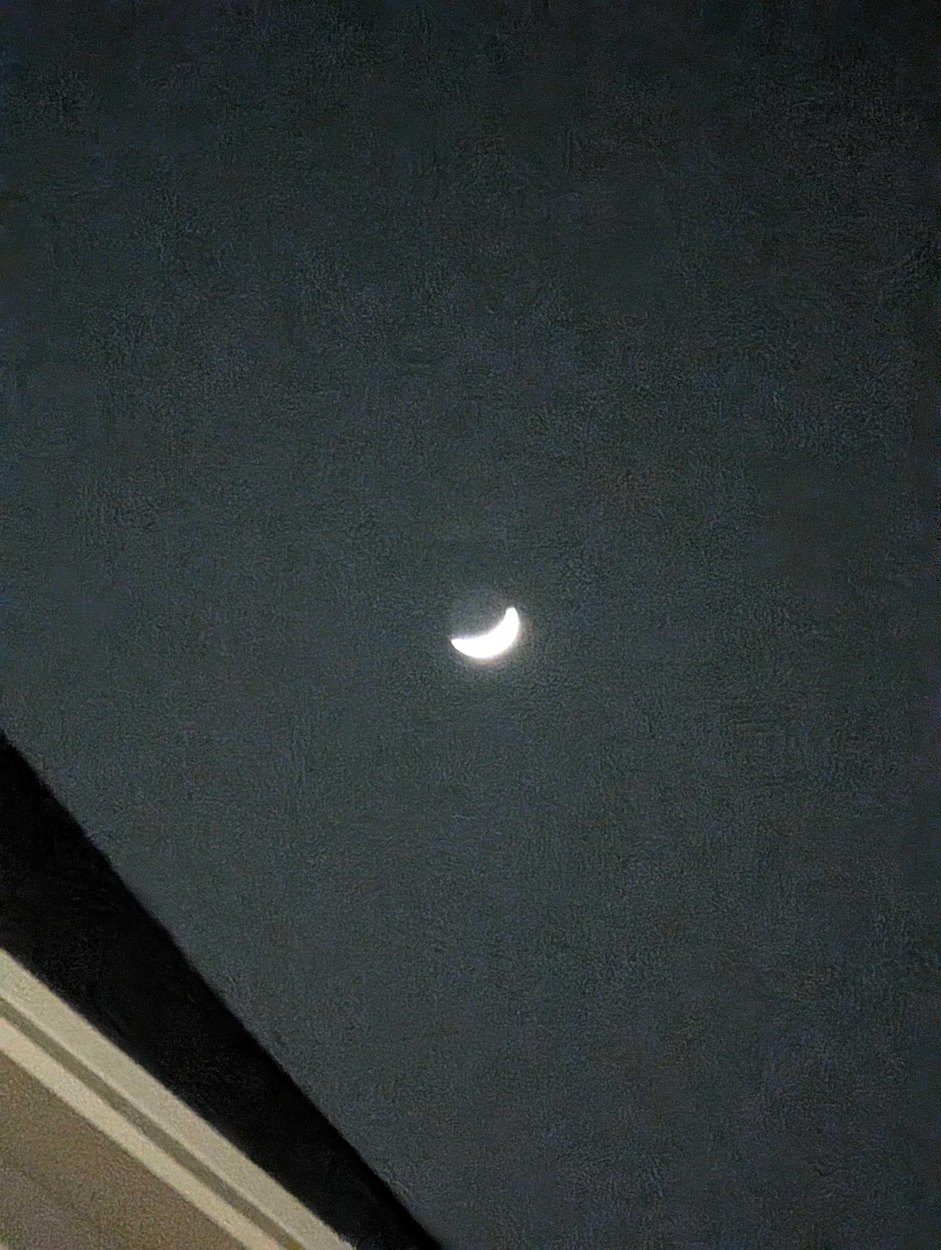 The Moon over Port St. Lucie, United States — waxing crescent, Lunar Day 5