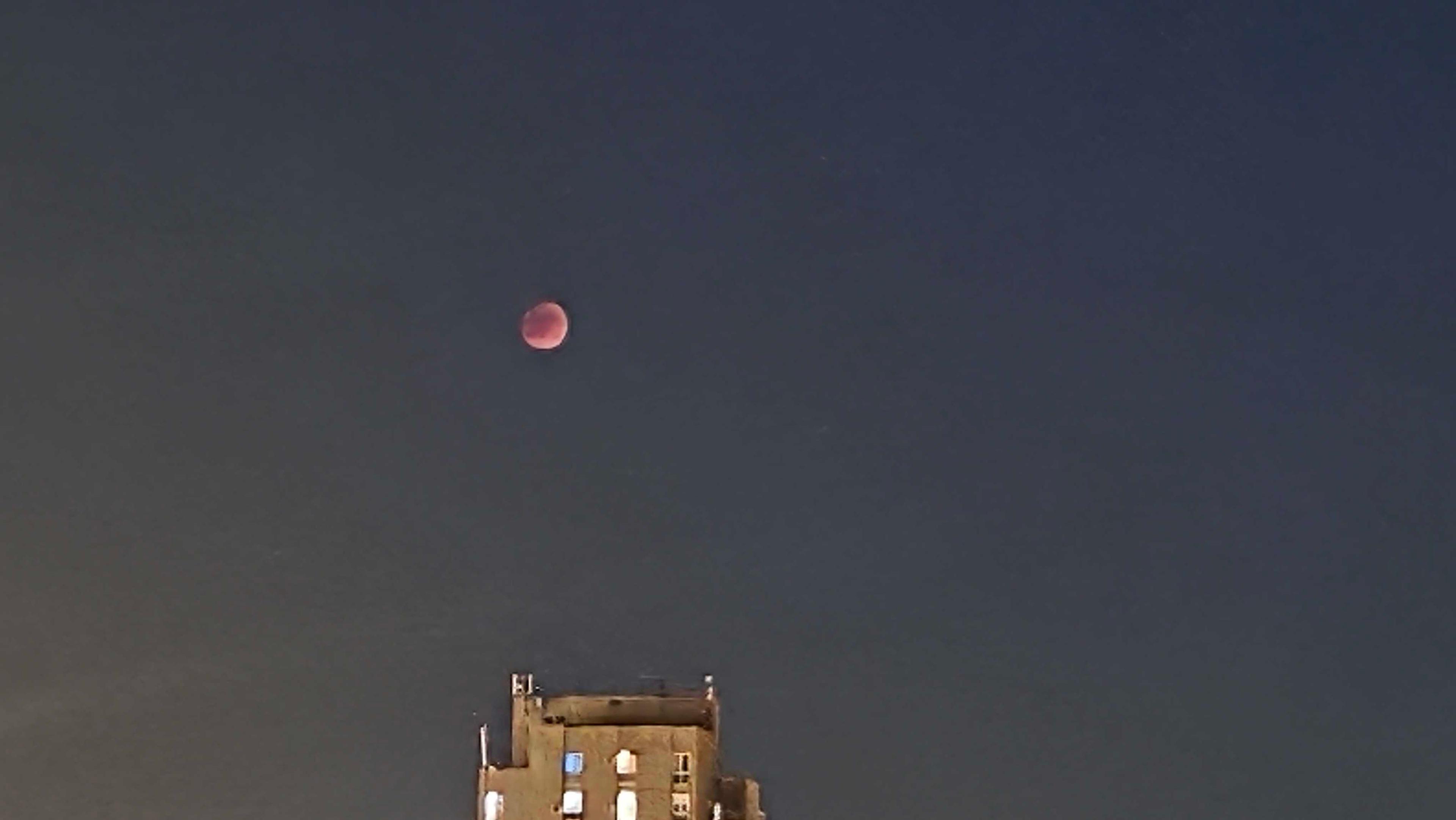 The Moon over Beograd, Serbia — full moon, Lunar Day 16