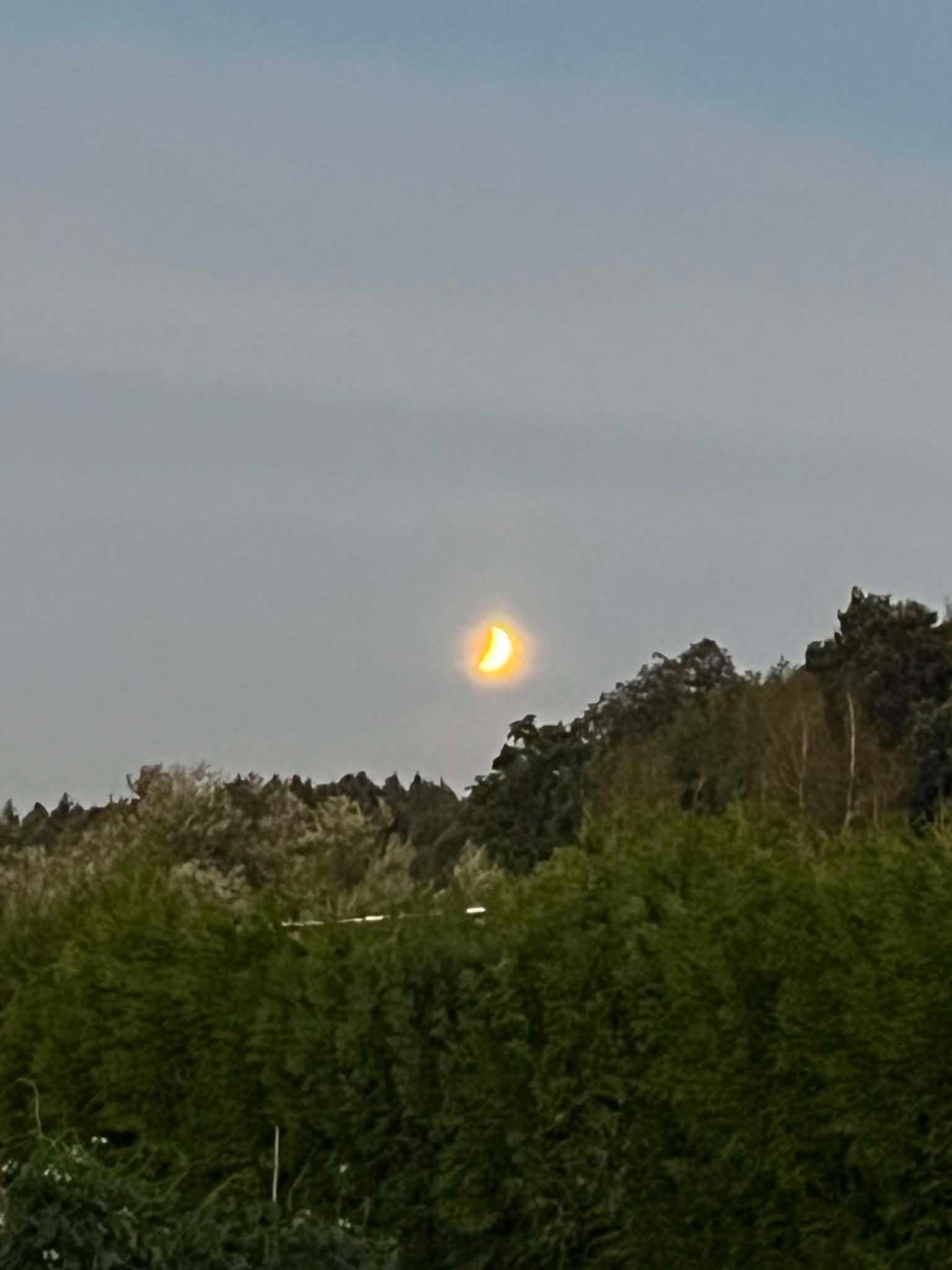 The Moon over Trzemeśnia, Polska — full moon, Lunar Day 16