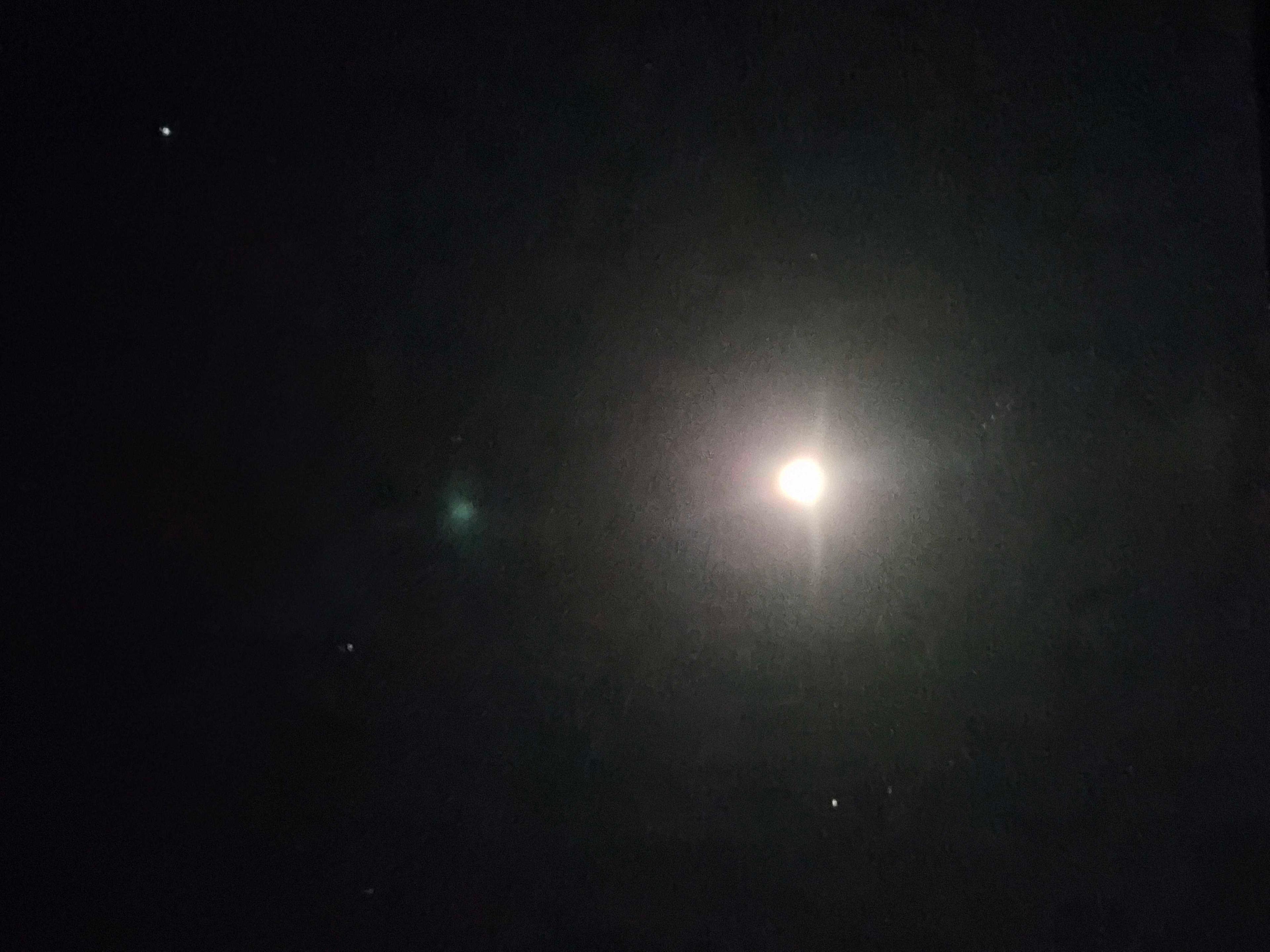 The Moon over McKinleyville, United States — waning gibbous, Lunar Day 18