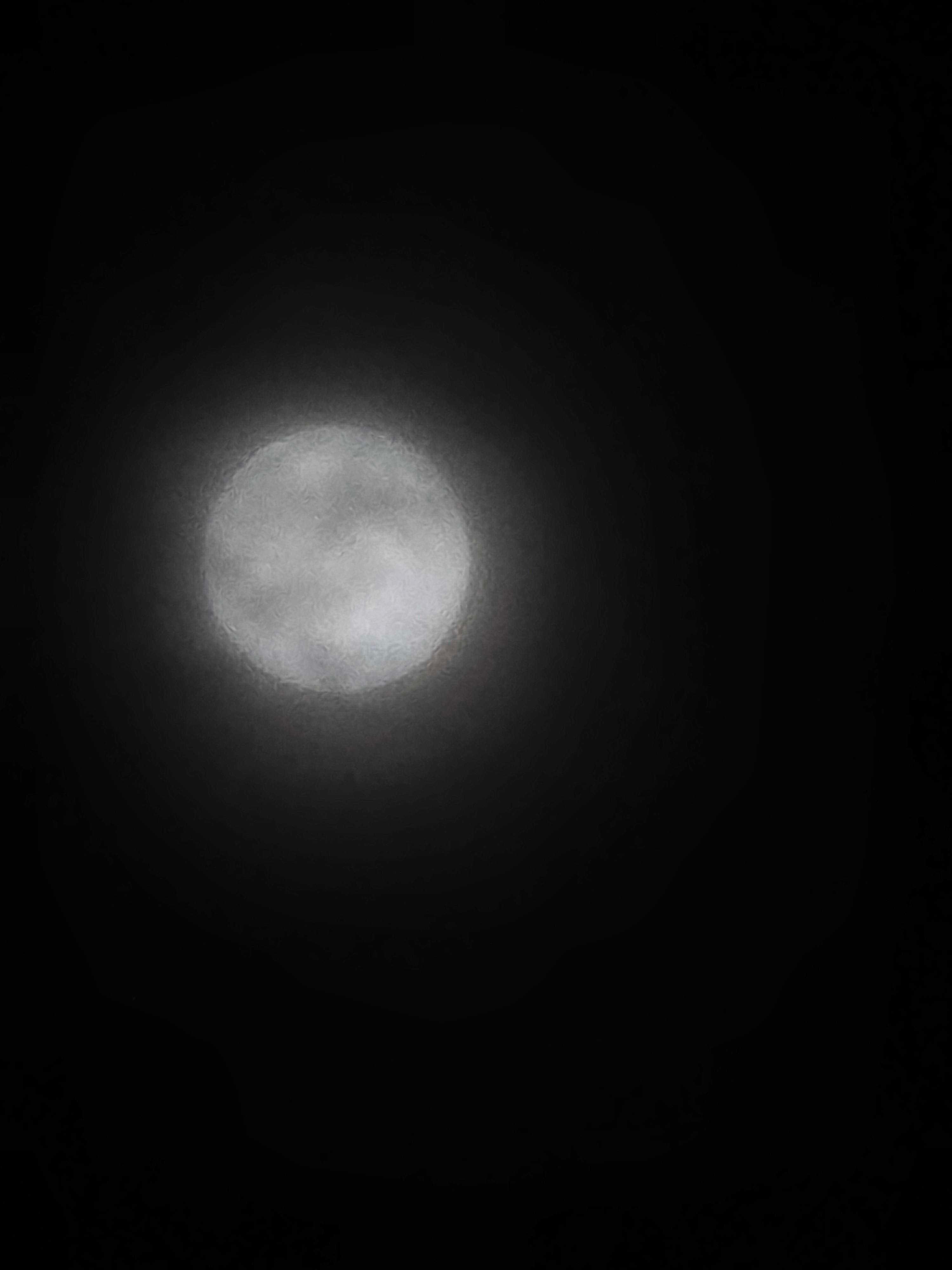 The Moon over Saratoga Springs, United States — full moon, Lunar Day 17