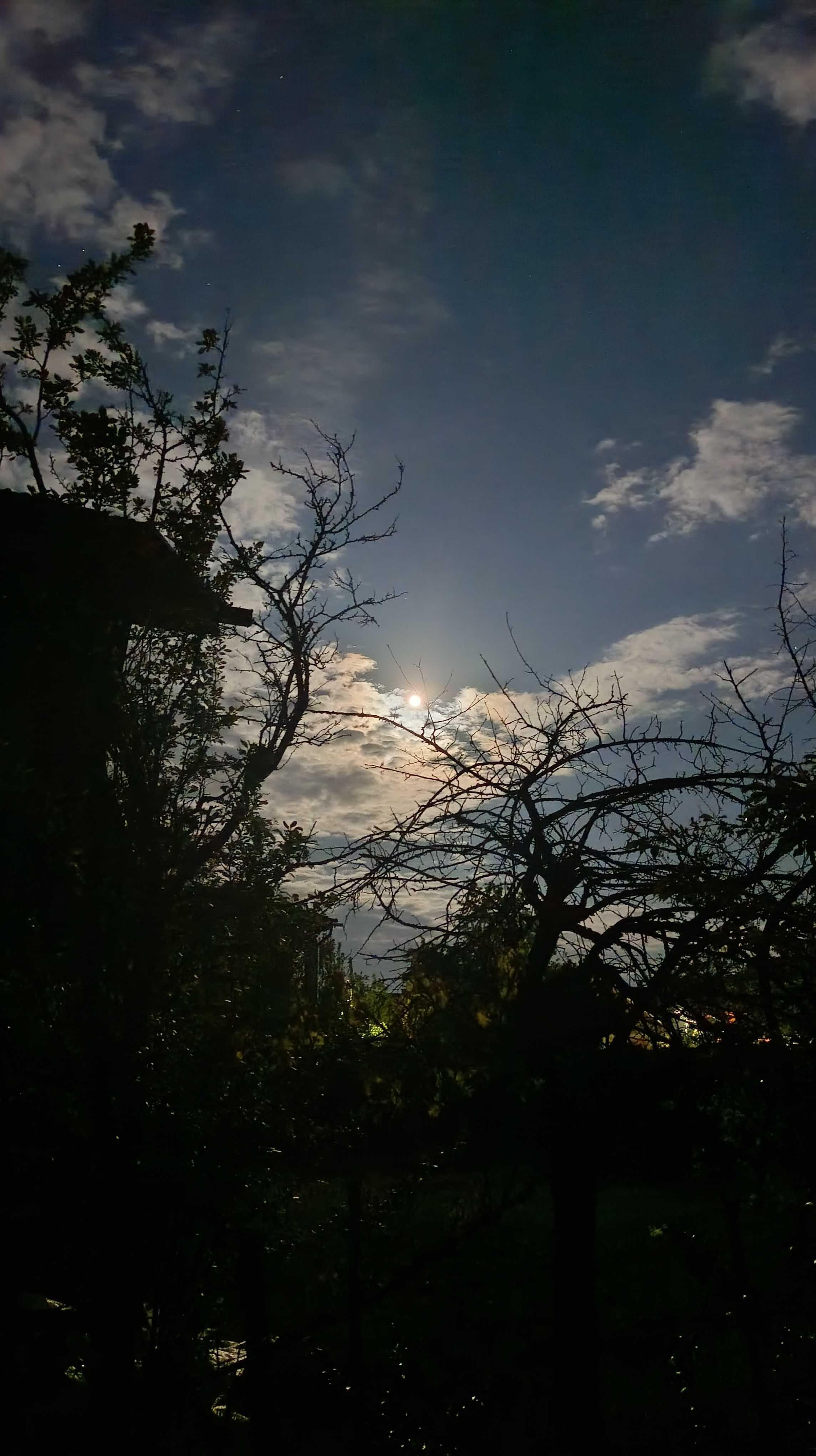The Moon over Zaječar, Serbia — full moon, Lunar Day 15