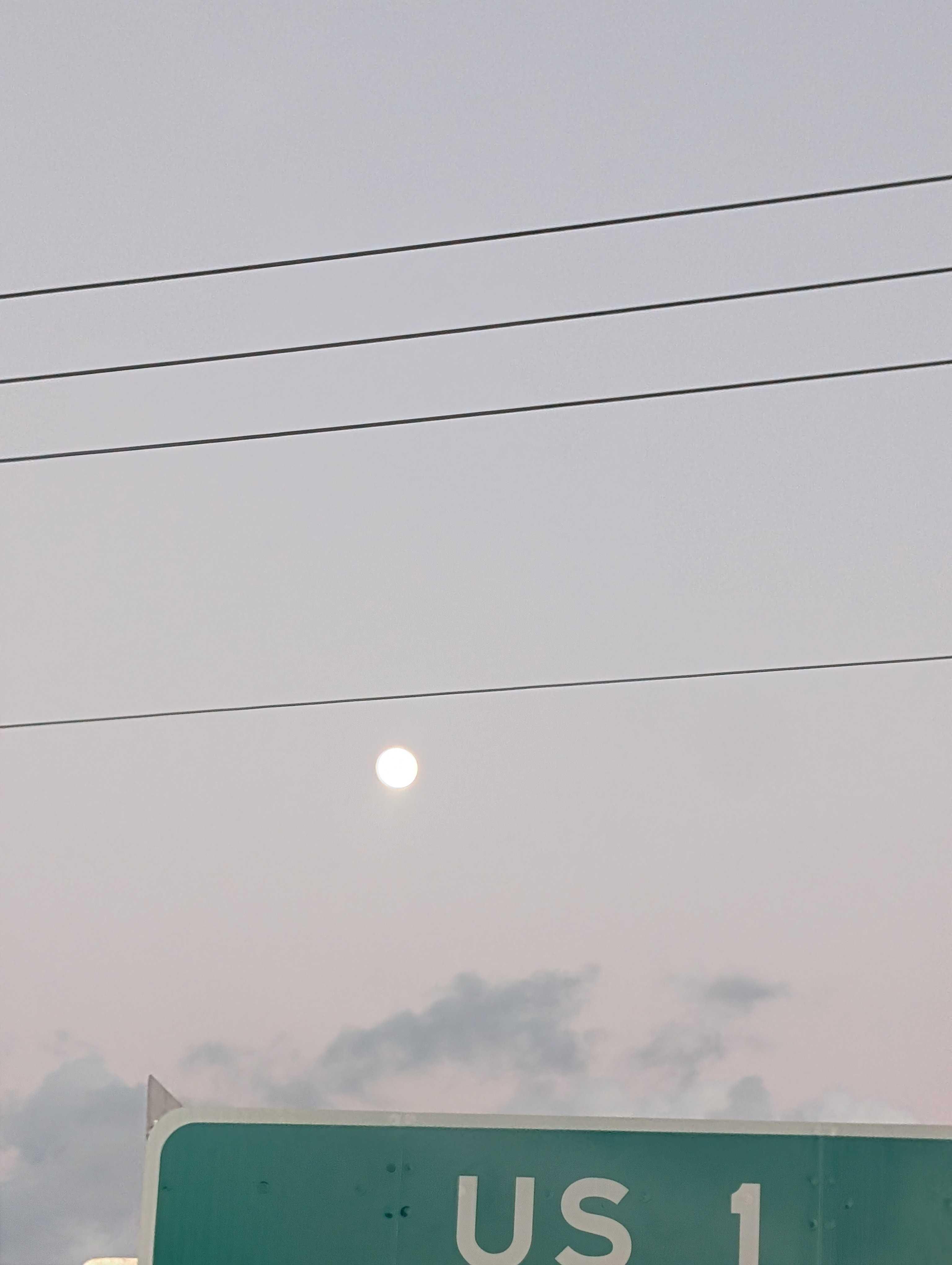 The Moon over Port St. Lucie, United States — full moon, Lunar Day 15