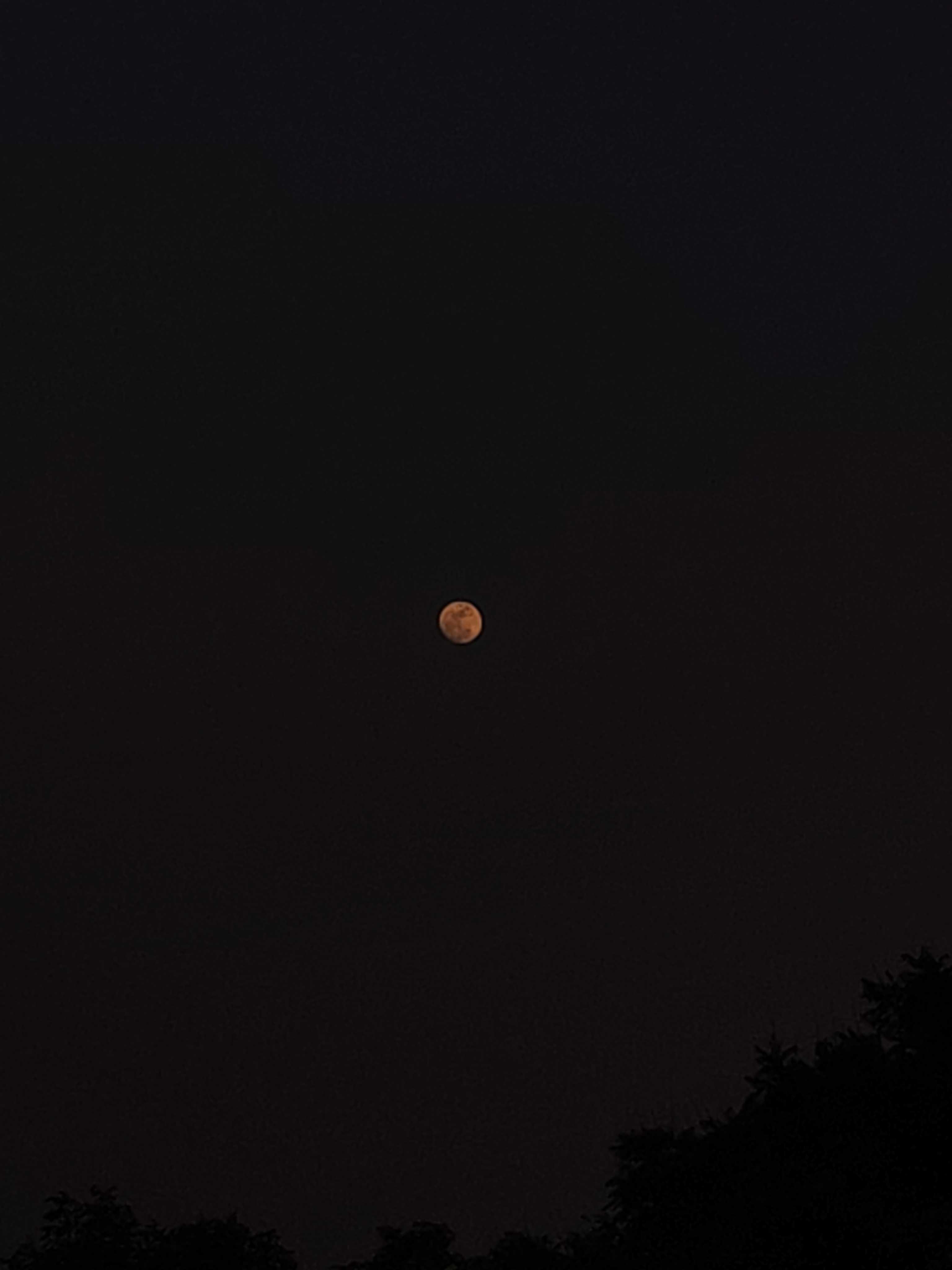 The Moon over Zapopan, México — full moon, Lunar Day 14