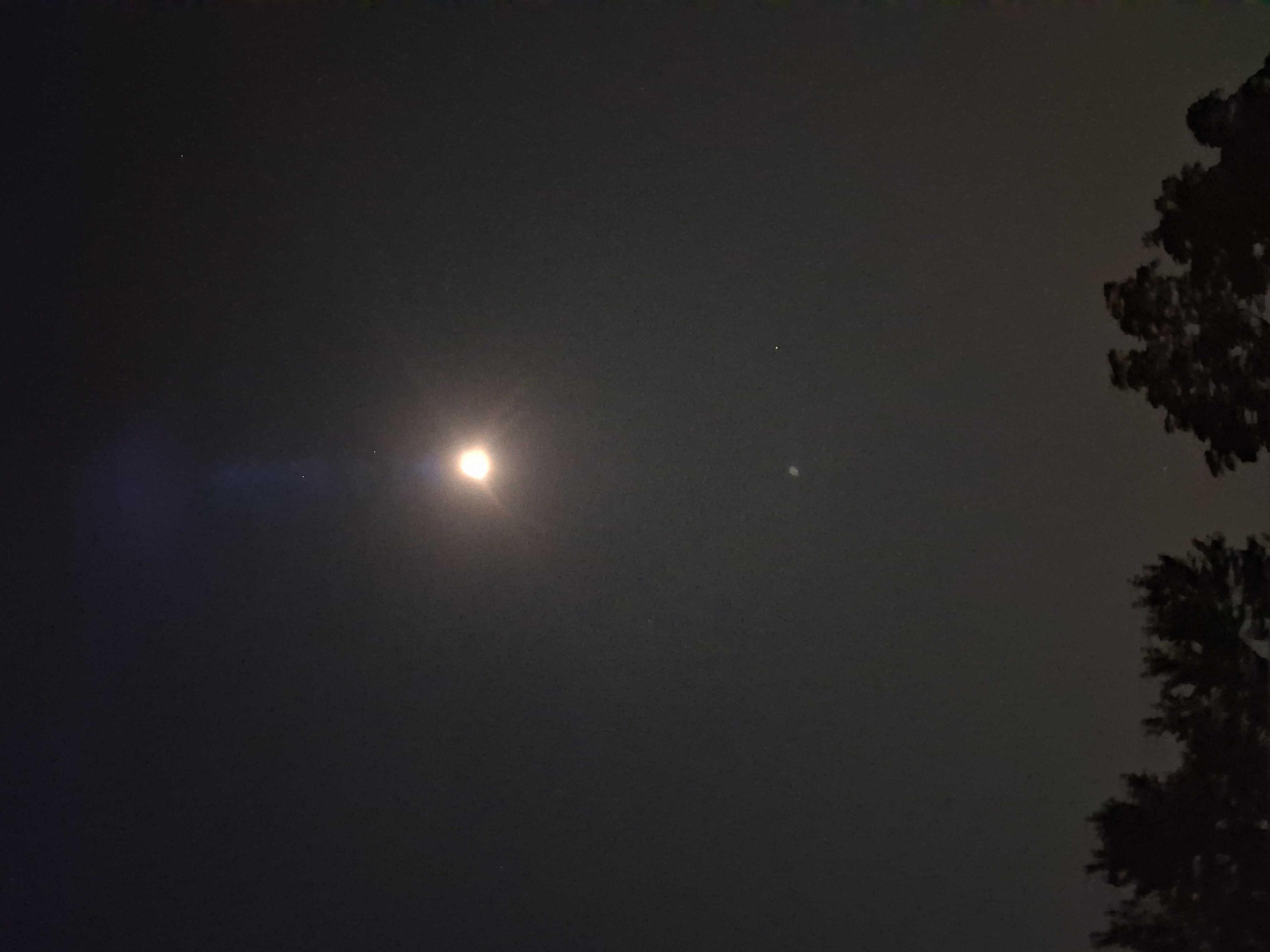 The Moon over Indianapolis, United States — waning gibbous, Lunar Day 20